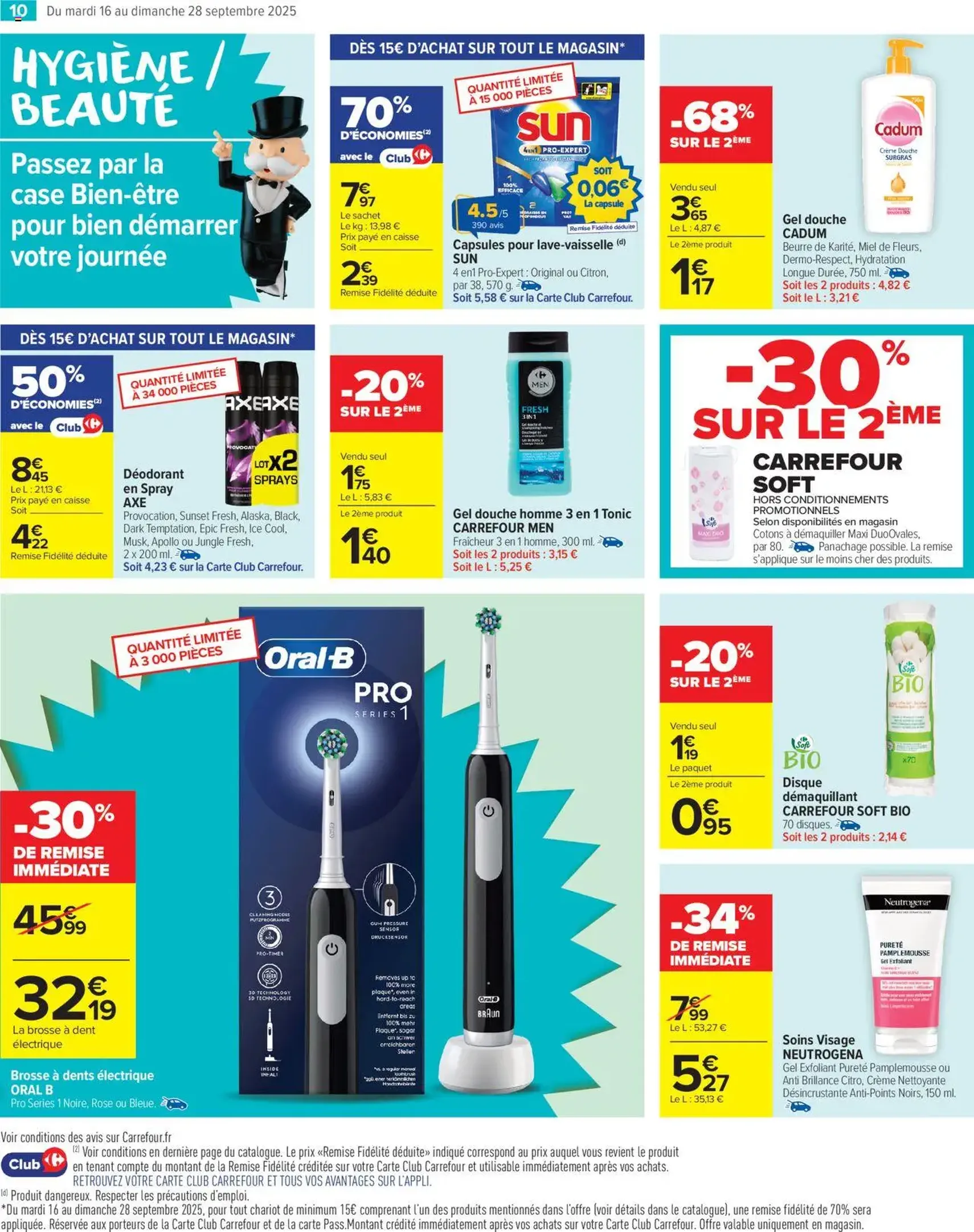 Carrefour Market catalogue le mois monopoly 80% sur le 2ème - brochure valable à partir du 16/09/2025, page 12 sur 18 Carrefour Market catalogue le mois monopoly 80% sur le 2ème - brochure valable à partir du 16/09/2025, page 12 sur 18