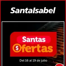 Vista previa del folleto Santa Isabel Ofertas válido desde 15.07.2026