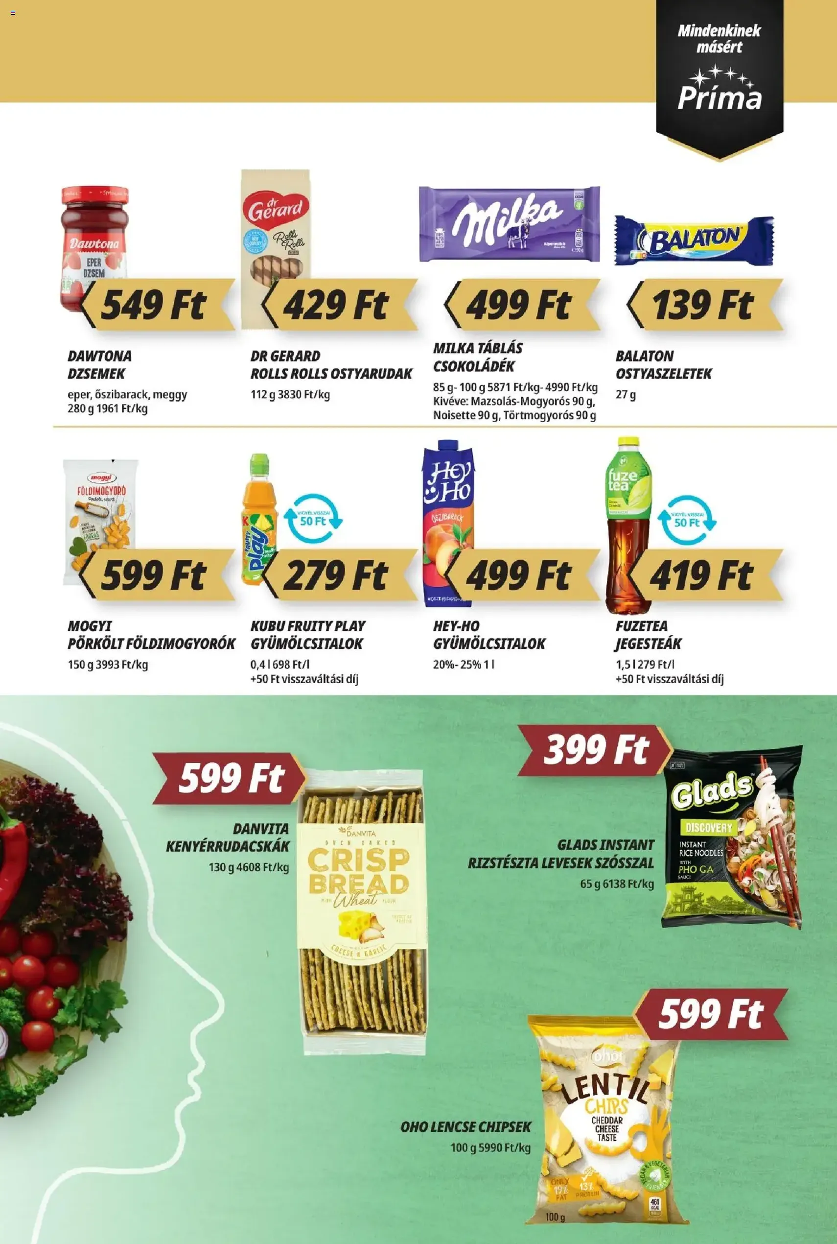 CBA Príma Akciós újság - 2026.02.19. érvényes szórólap 5 oldal 8 oldalból