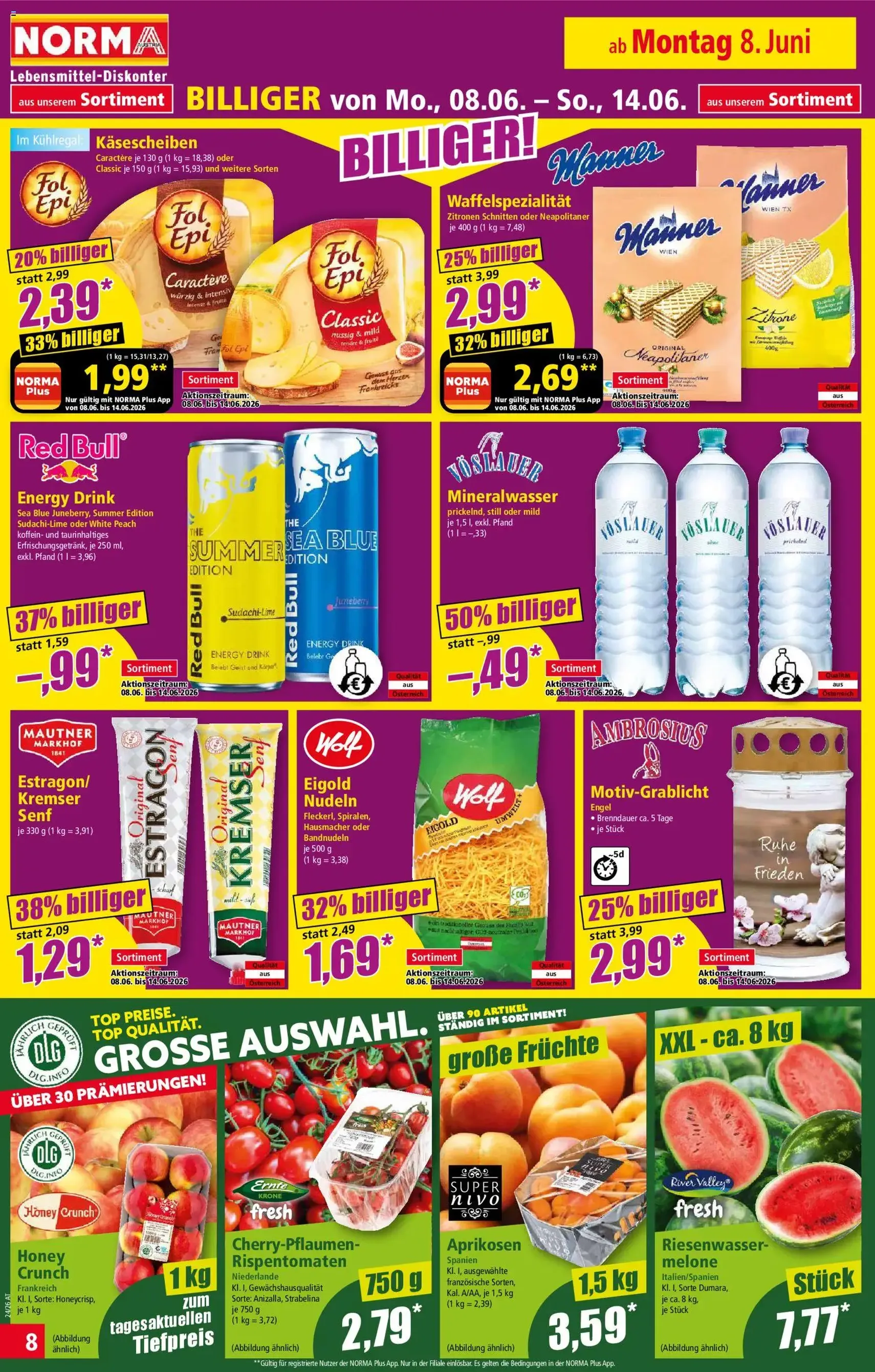 Norma Flugblatt - Gültiger Prospekt ab 08.06.2026, Seite 8 von insgesamt 20
