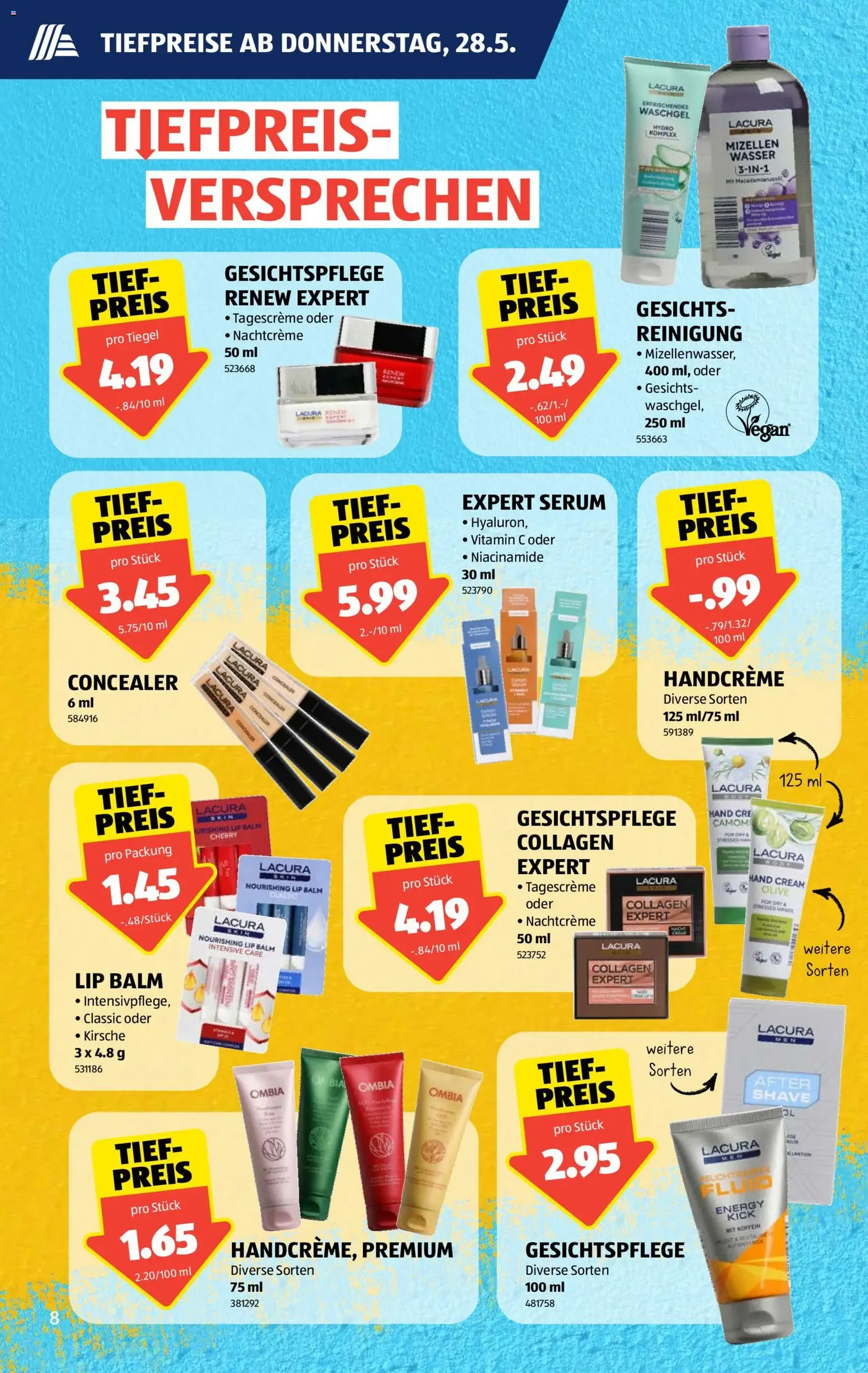 Aldi aktionen - Gültiger Prospekt ab 28.05.2026, Seite 8 von insgesamt 39