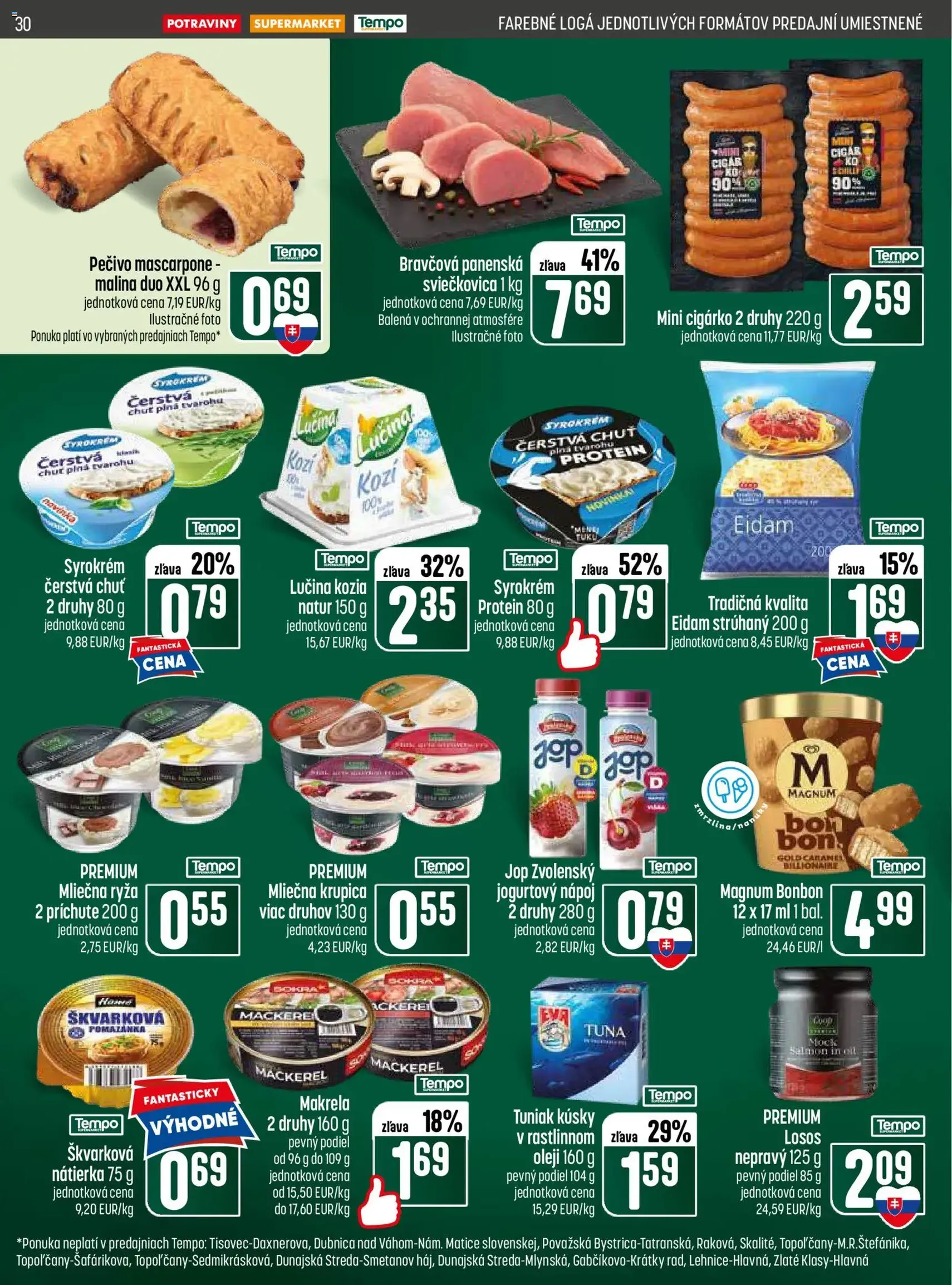 COOP Jednota leták - platný leták od 25.06.2026 strana 30 z 32