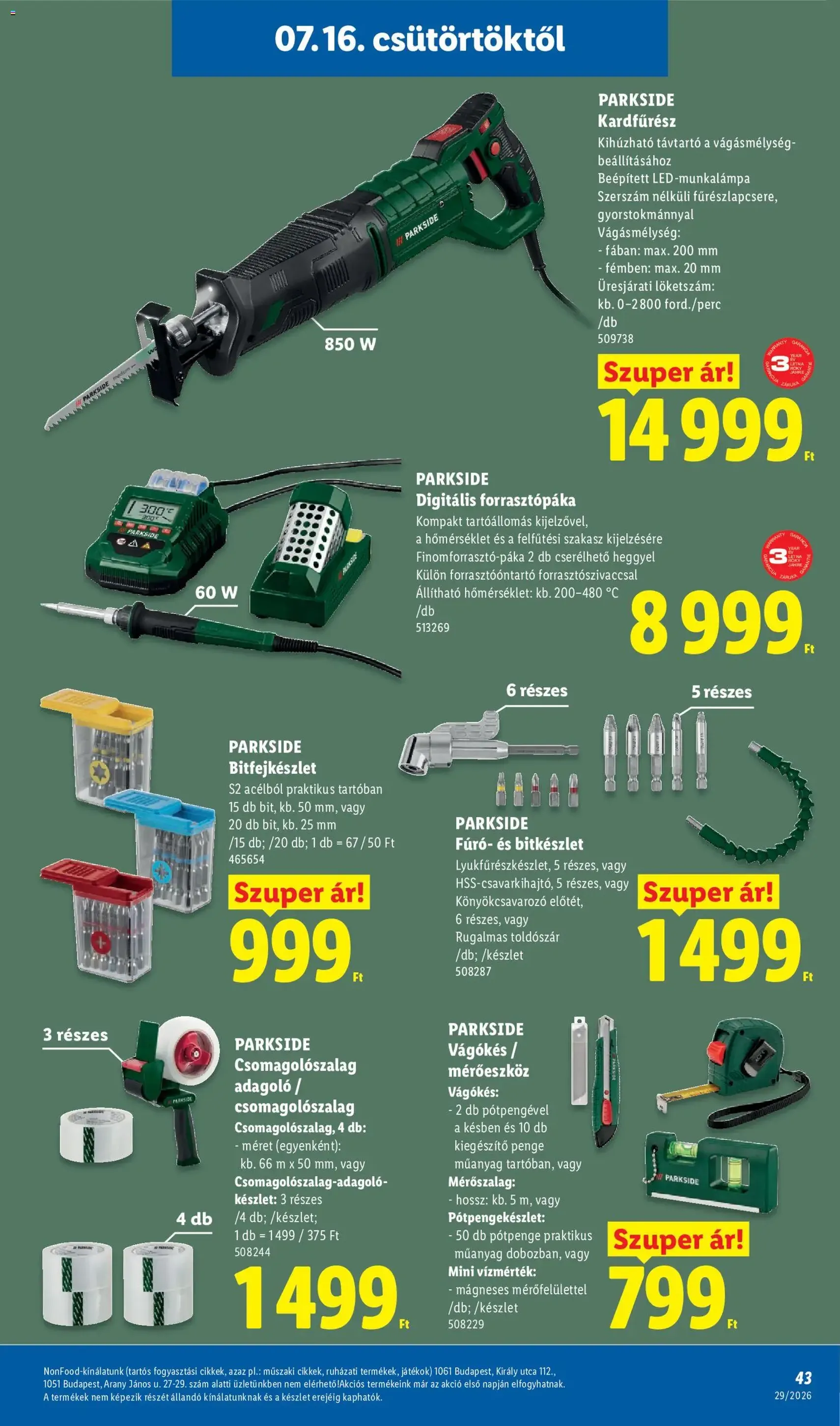 Lidl akciós újság - 2026.07.16. érvényes szórólap 43 oldal 88 oldalból