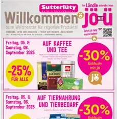 Sutterlüty Flugblatt - Prospekt Vorschau gültig ab 04.09.2025