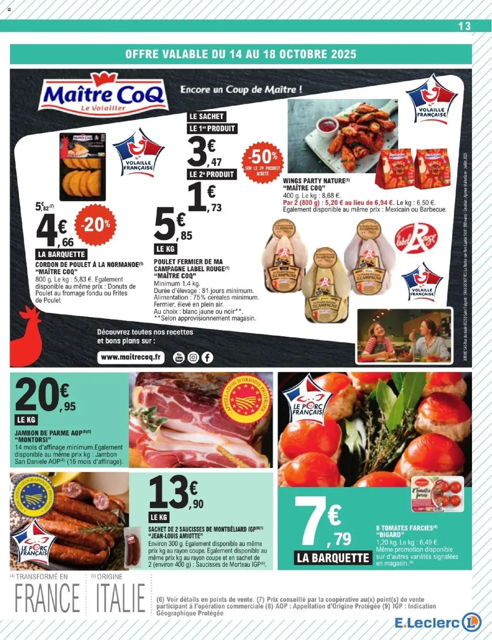 E.Leclerc catalogue semaine 42 - brochure valable à partir du 14/10/2025, page 13 sur 36