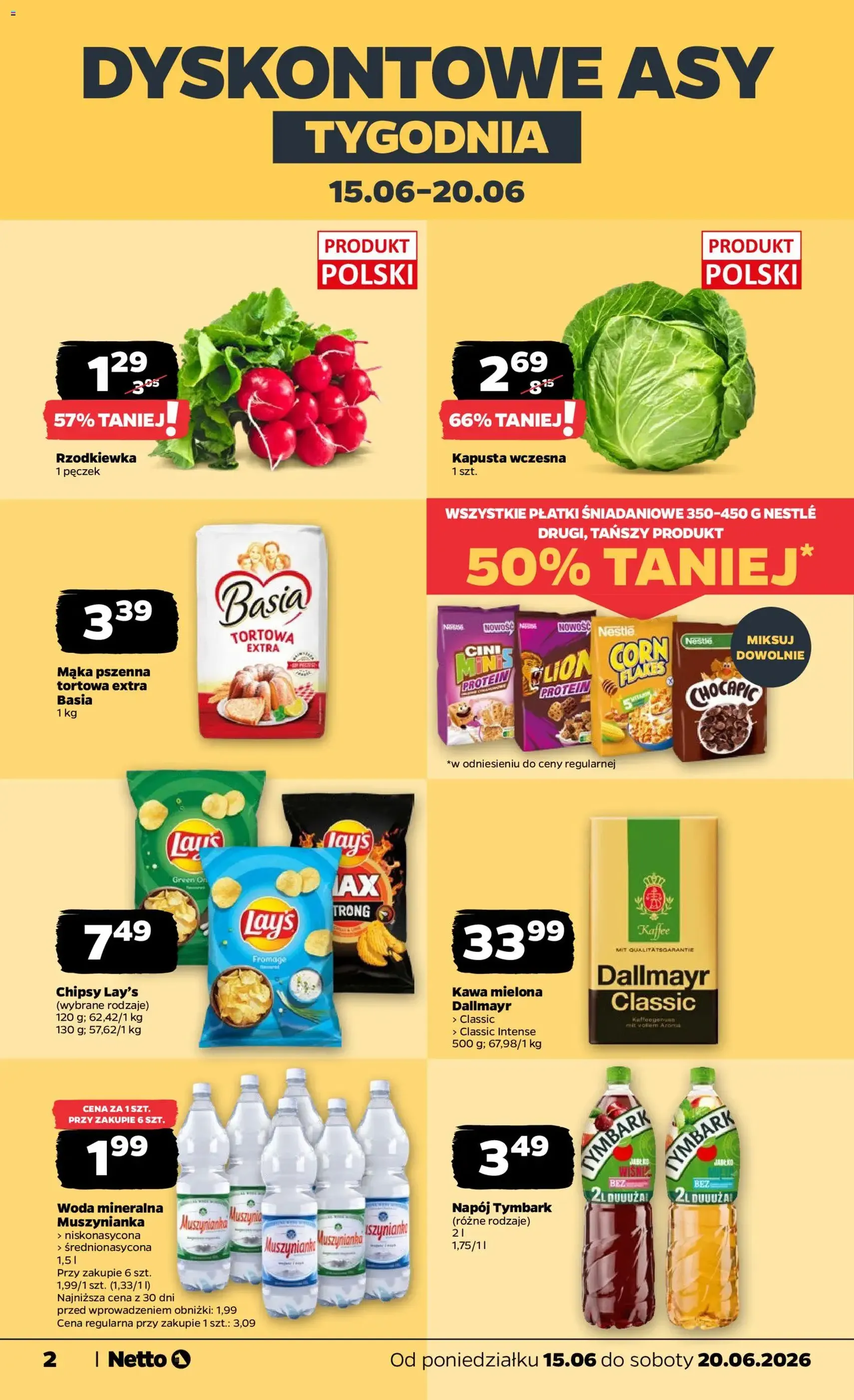 Netto gazetka od poniedziałku spożywcza - ważny gazetka od 15.06.2026 strona 2 z 35