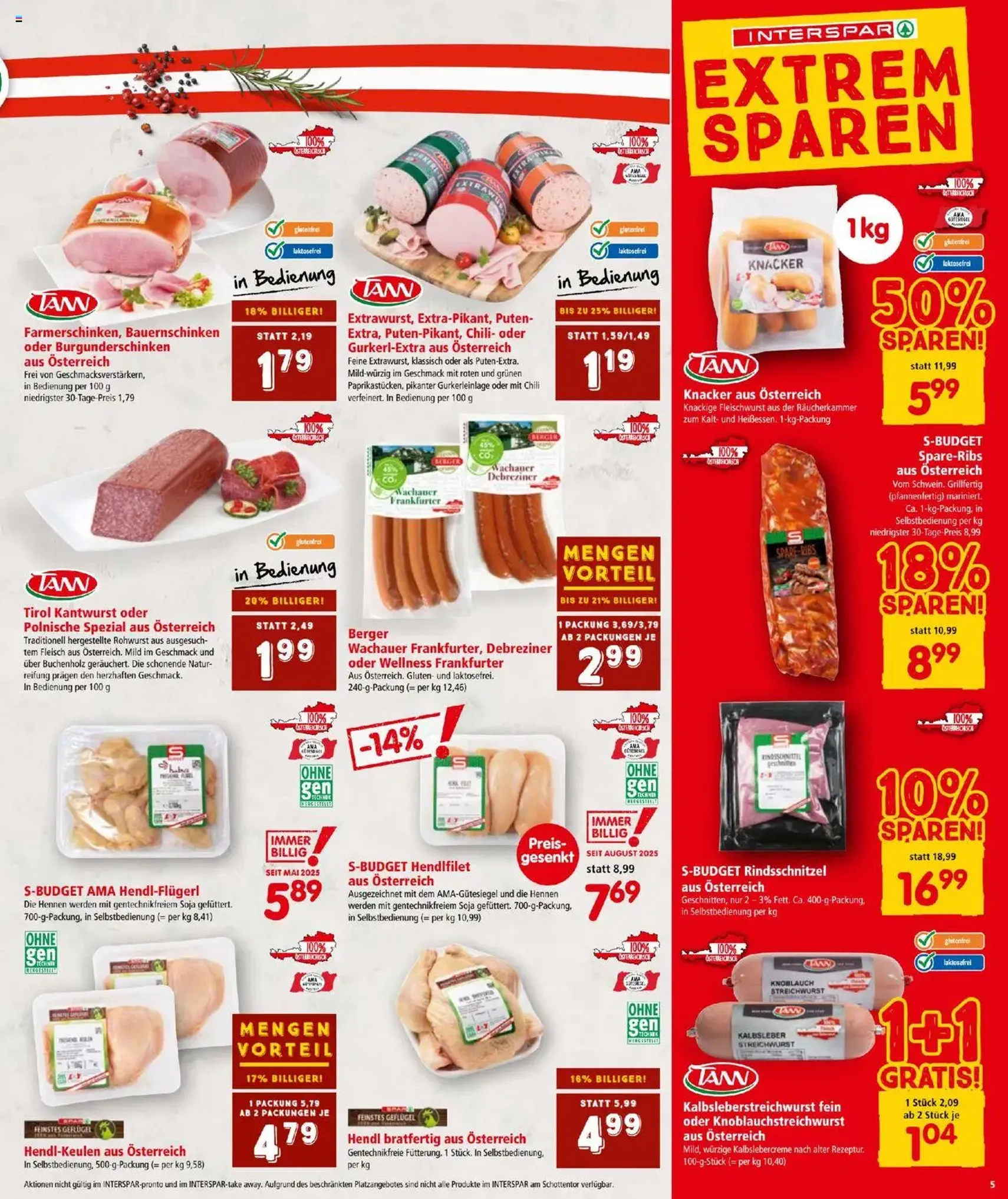 Interspar Flugblatt - Gültiger Prospekt ab 11.09.2025, Seite 5 von insgesamt 20