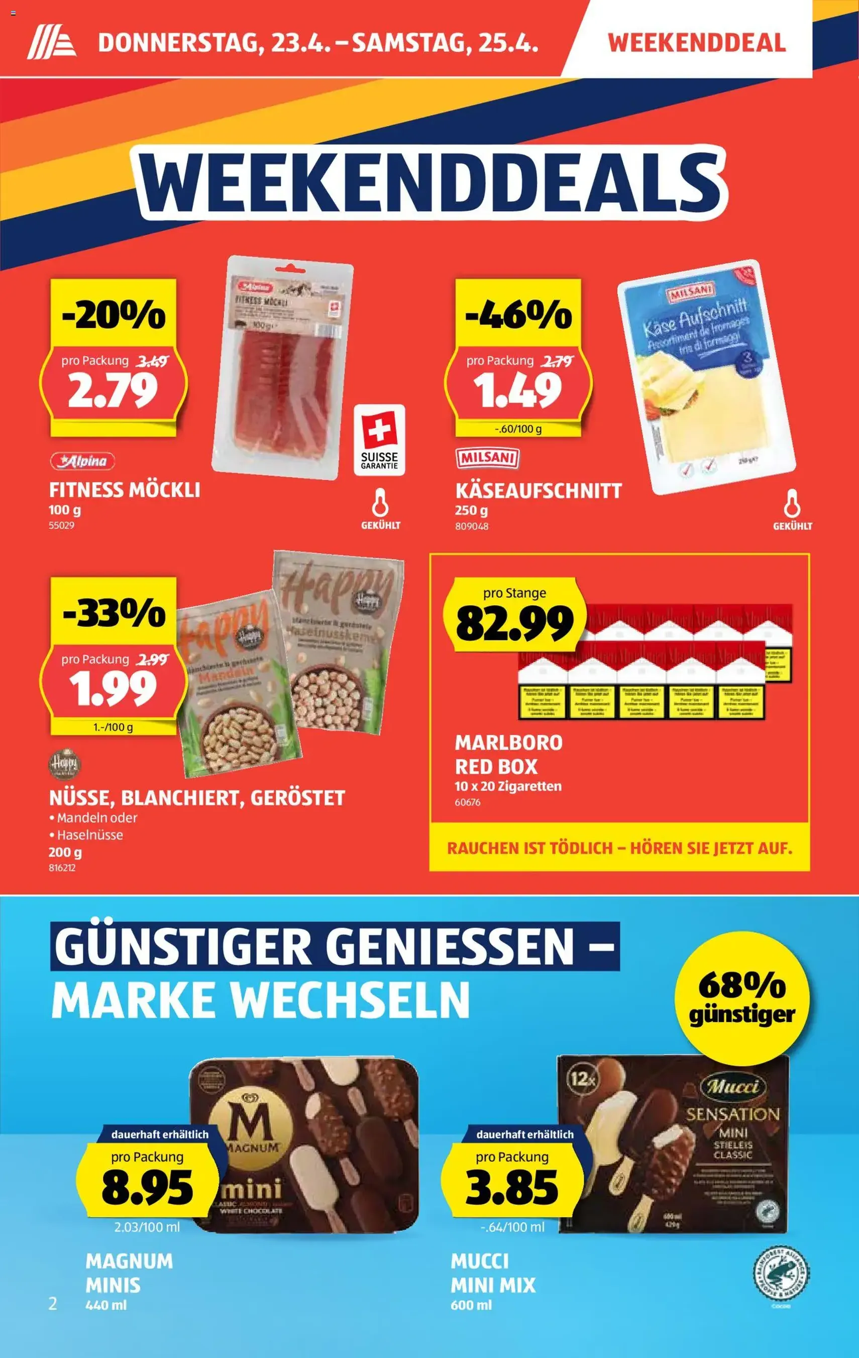 Aldi aktionen - Gültiger Prospekt ab 23.04.2026, Seite 2 von insgesamt 32