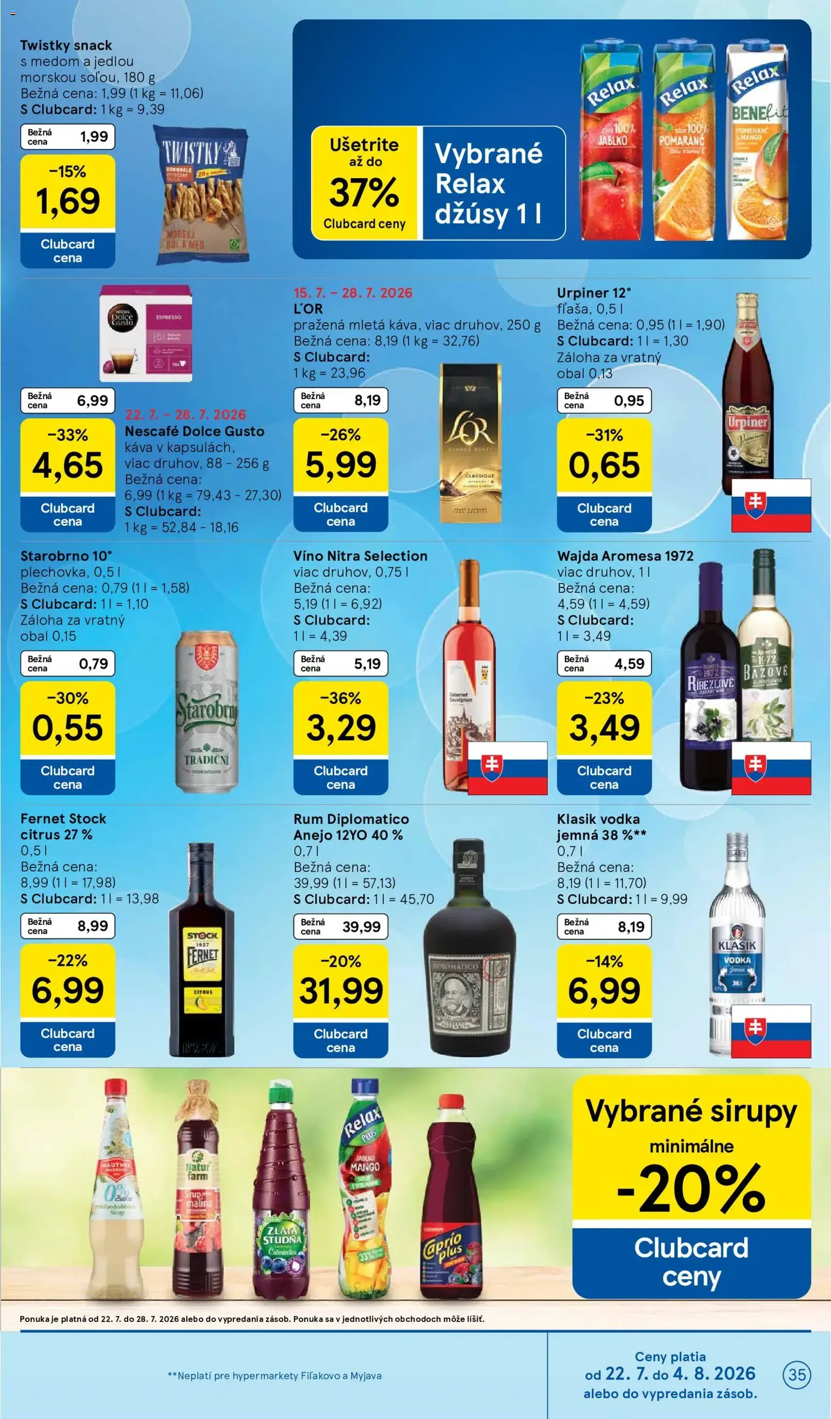 Tesco Hypermarket - leták - platný leták od 22.07.2026 strana 35 z 50