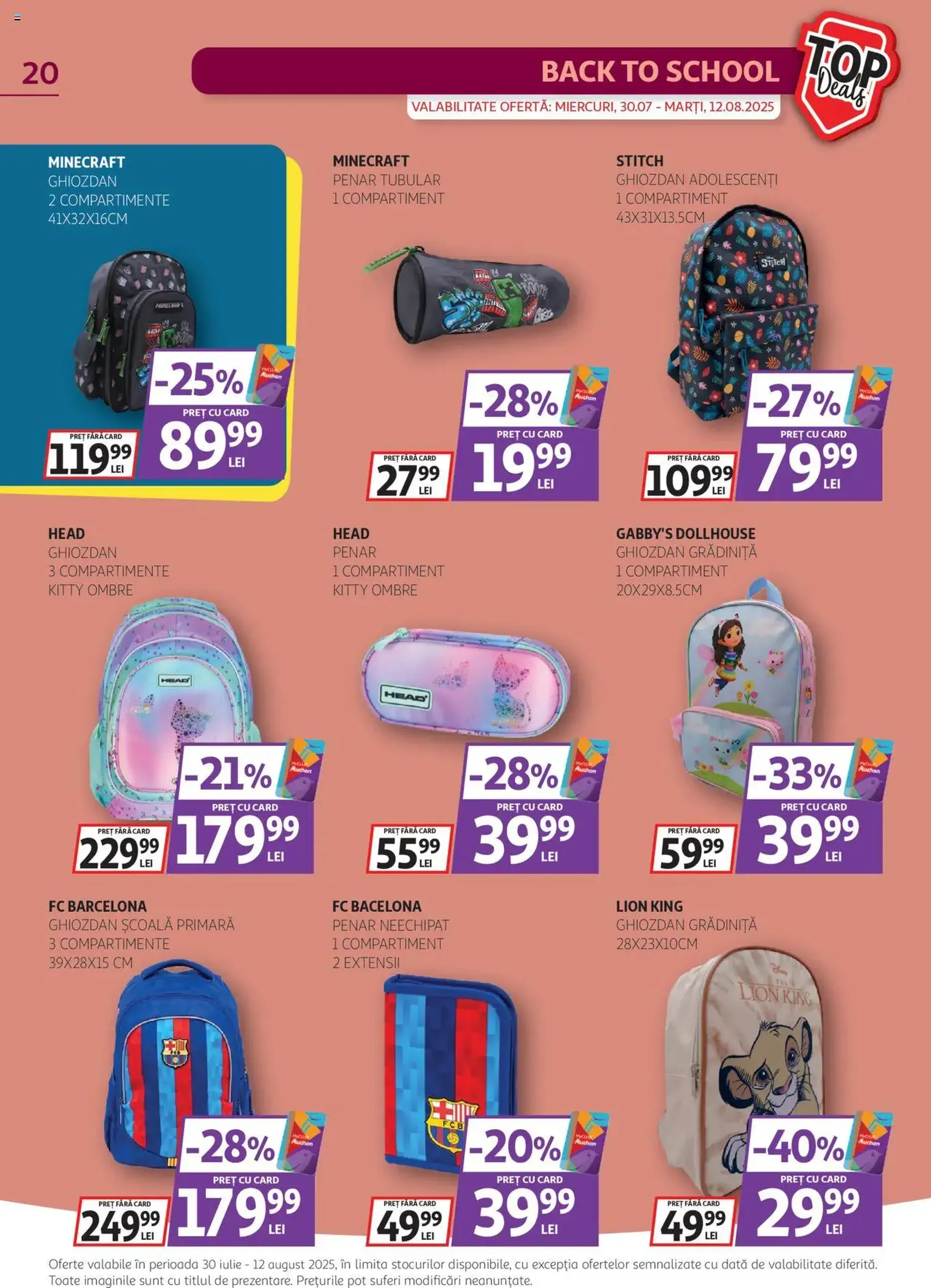 Catalog Auchan - cataloage valabile începând cu 30.07.2025 pagina 20 din 26 Catalog Auchan - cataloage valabile începând cu 30.07.2025 pagina 20 din 26