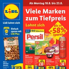 Lidl Prospekt - Prospekt Vorschau gültig ab 18.08.2025