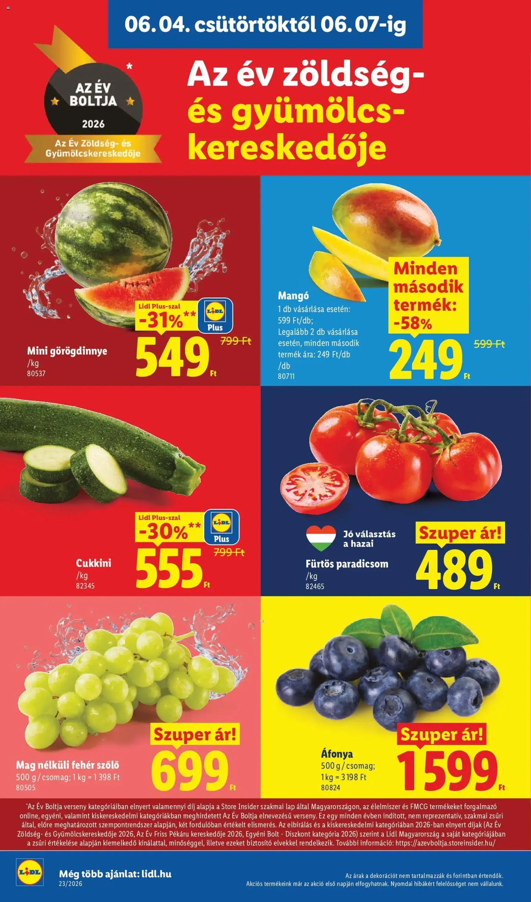 Lidl akciós újság - 2026.06.04. érvényes szórólap 4 oldal 80 oldalból