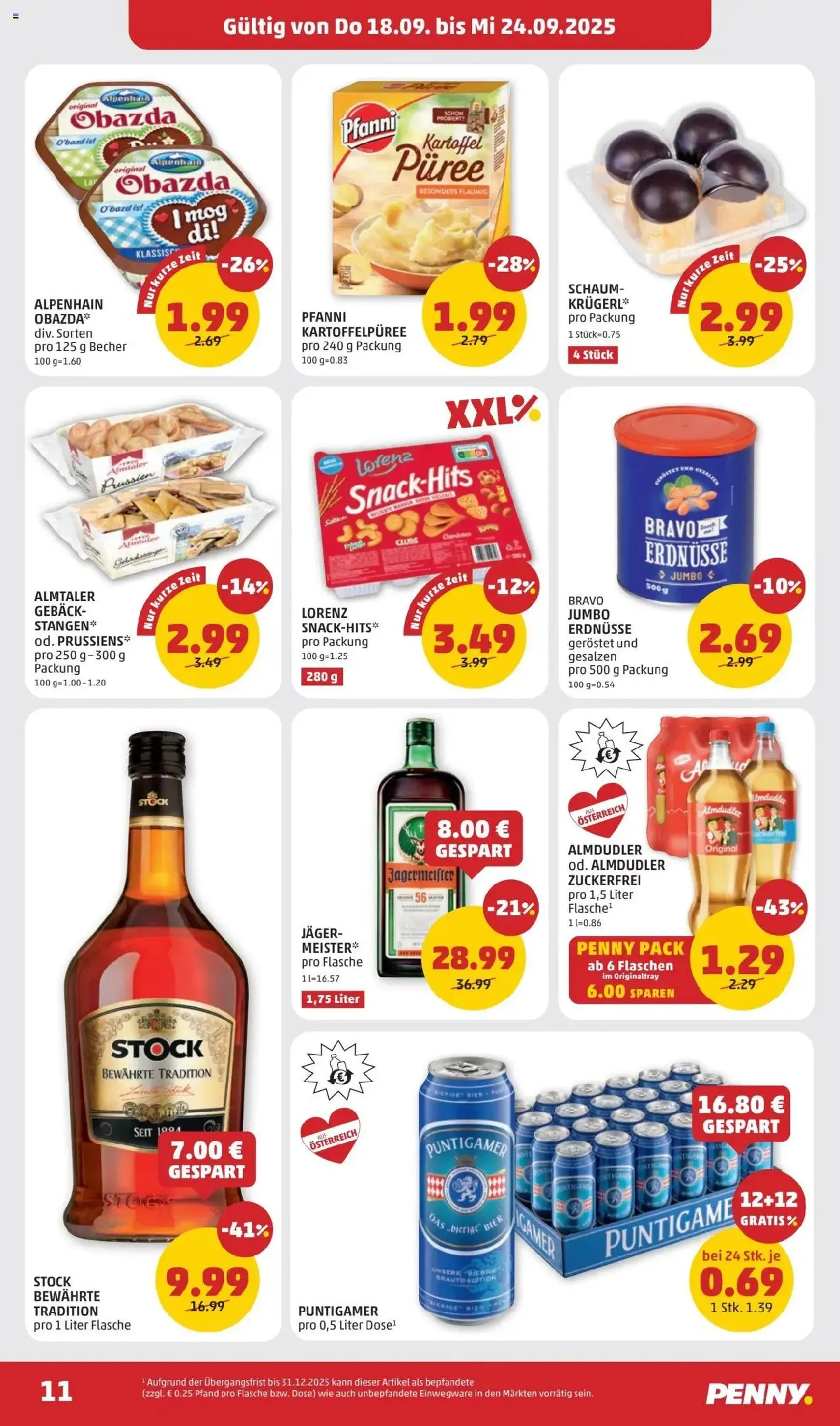 Penny Markt Flugblatt - Gültiger Prospekt ab 18.09.2025, Seite 11 von insgesamt 32