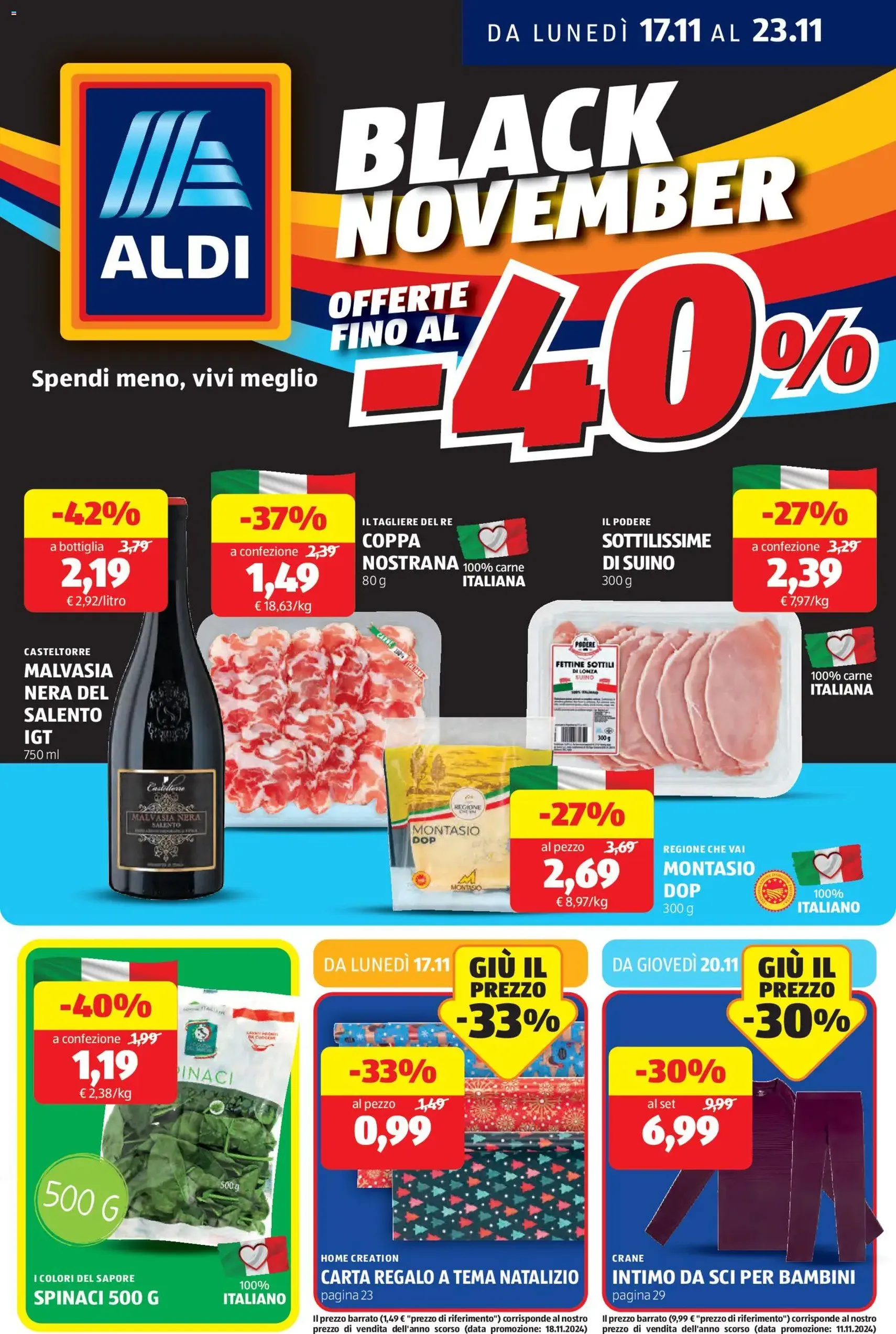 Aldi - Black Friday - volantino valido dal 17/11/2025 pagina 1 di 32