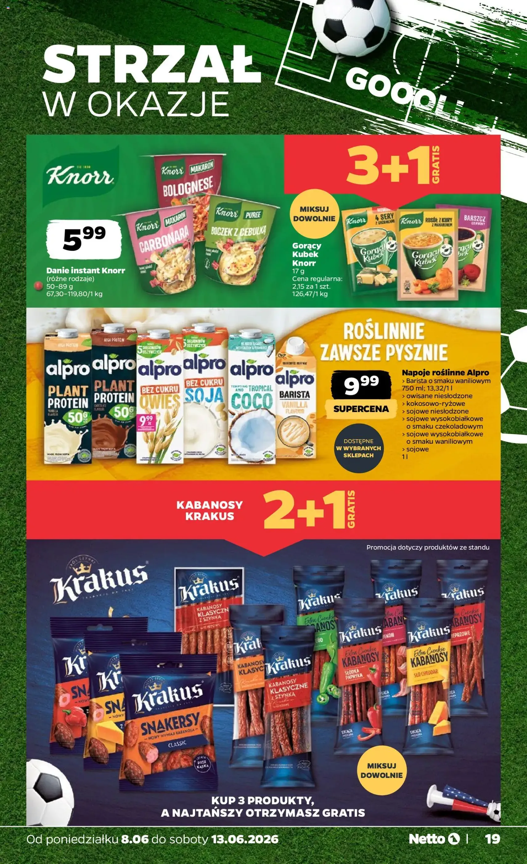 Netto gazetka od poniedziałku spożywcza - ważny gazetka od 08.06.2026 strona 19 z 41