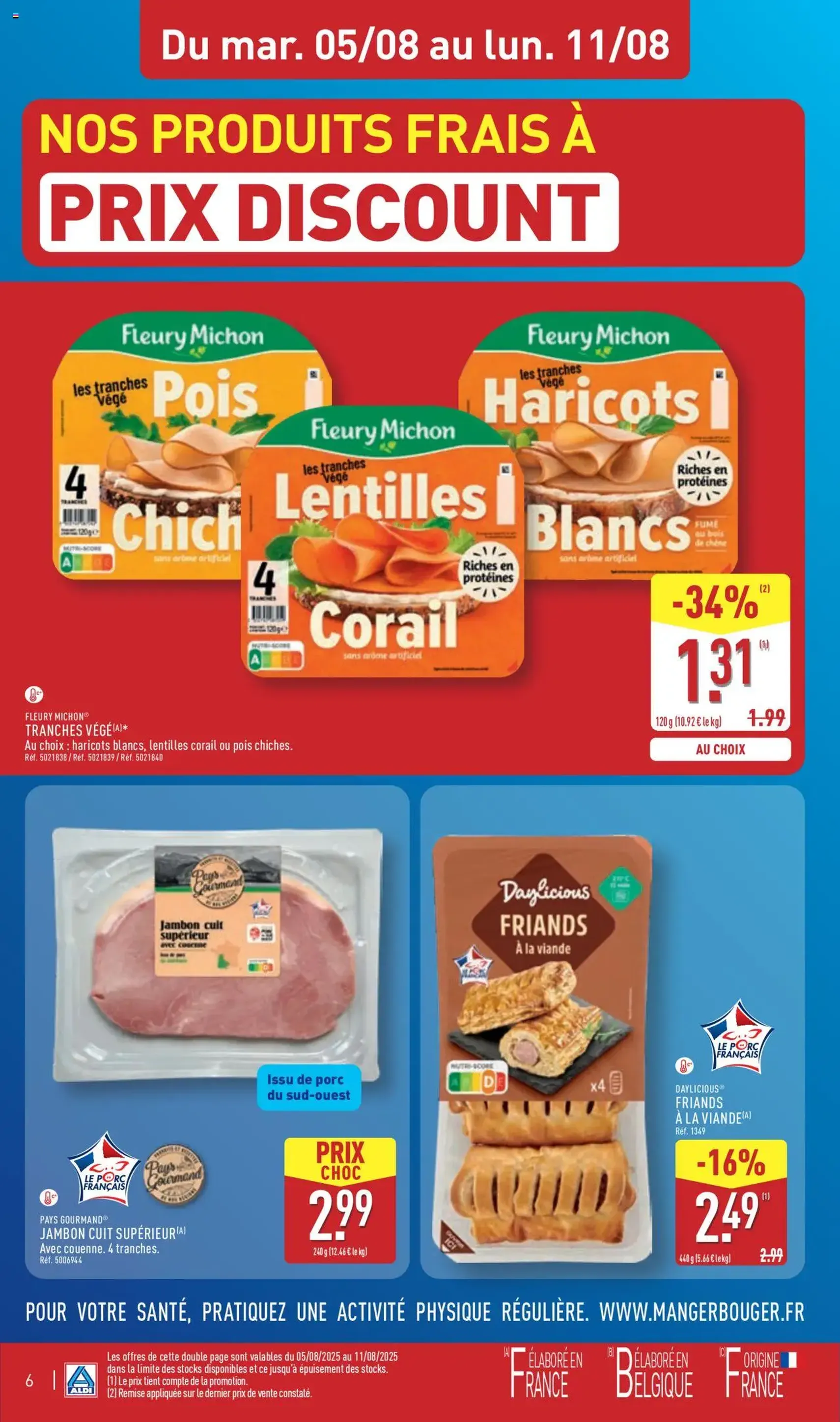 Aldi catalogue semaine 32 - brochure valable à partir du 05/08/2025, page 8 sur 41 Aldi catalogue semaine 32 - brochure valable à partir du 05/08/2025, page 8 sur 41
