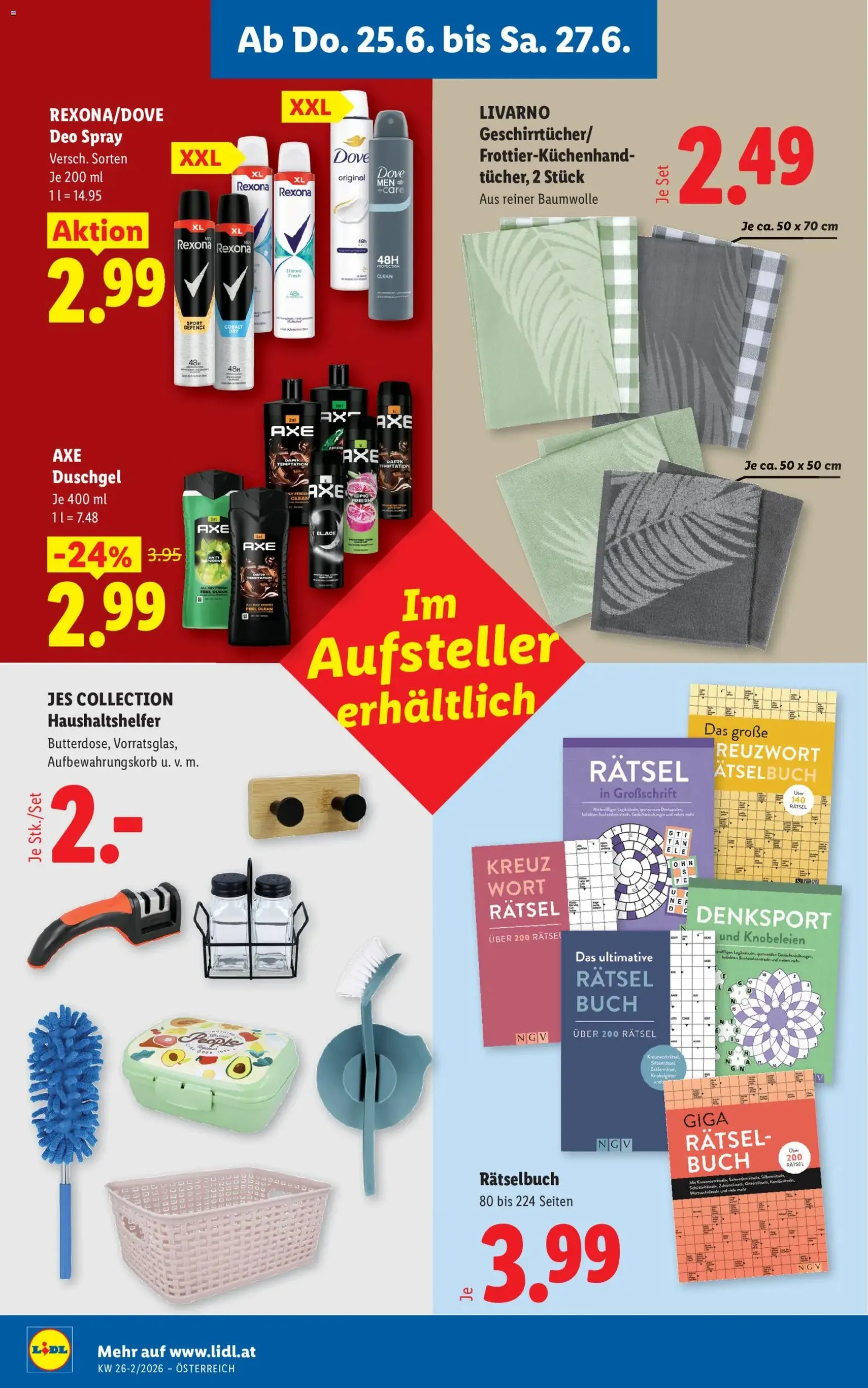 Lidl - Flugblatt - Gültiger Prospekt ab 25.06.2026, Seite 26 von insgesamt 54