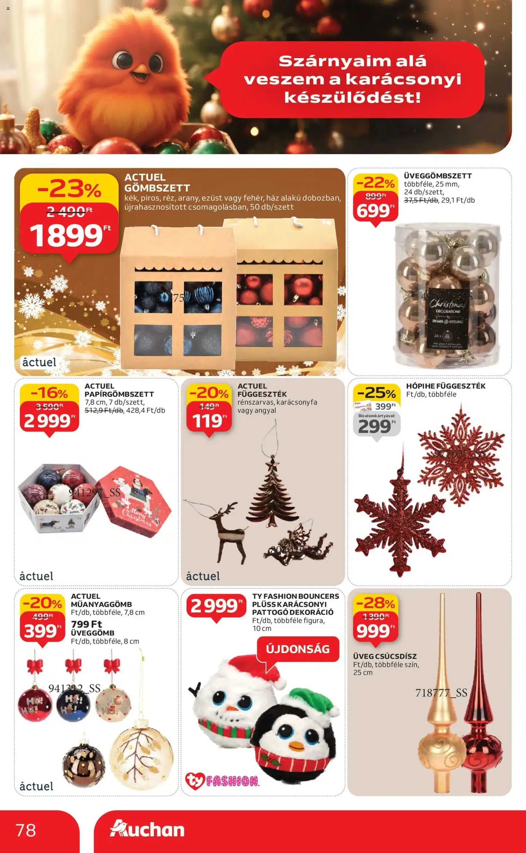 Auchan Akciós újság - 2025.11.27. érvényes szórólap 78 oldal 82 oldalból