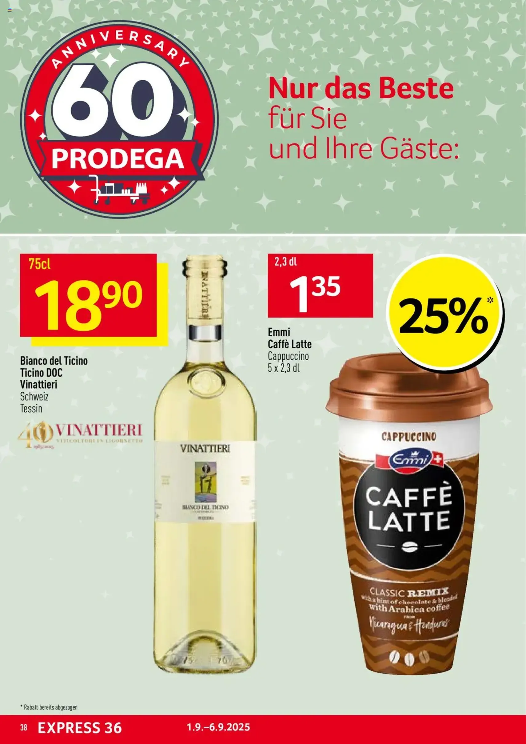 Prodega Aktionen - Gültiger Prospekt ab 01.09.2025, Seite 38 von insgesamt 40 Prodega Aktionen - Gültiger Prospekt ab 01.09.2025, Seite 38 von insgesamt 40