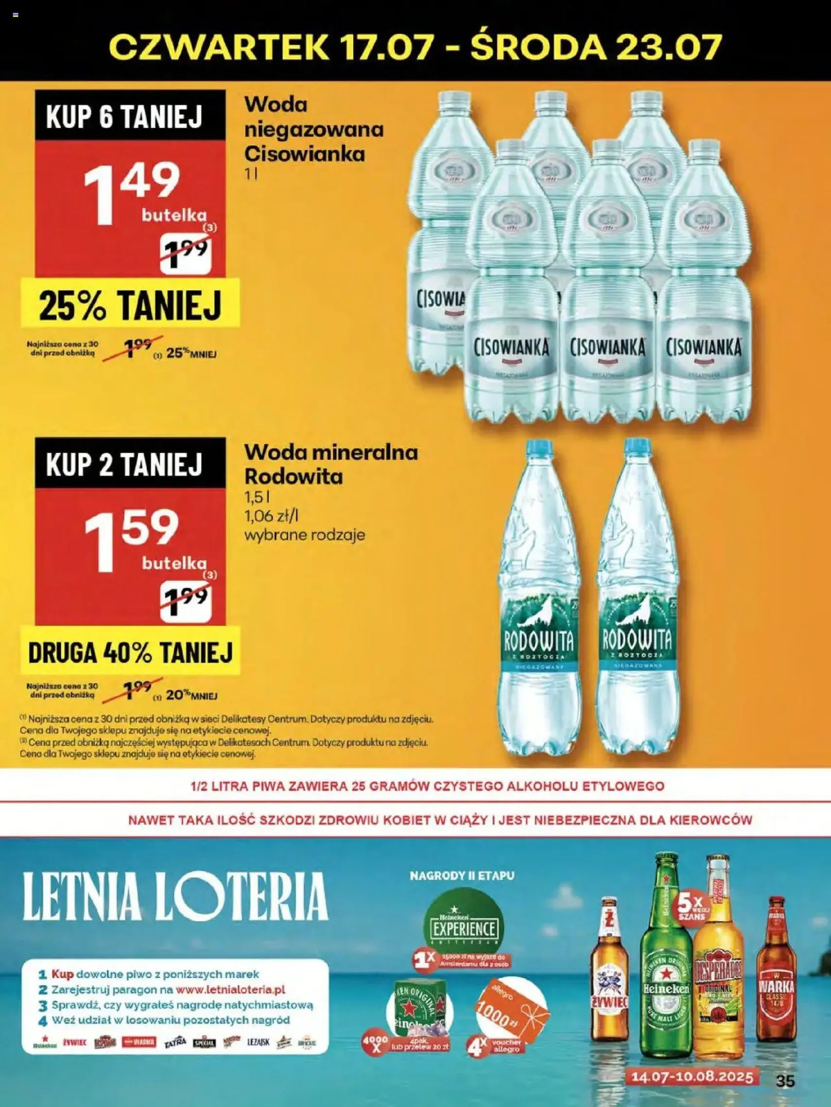Delikatesy Centrum Gazetka - ważny gazetka od 17.07.2025 strona 35 z 61 Delikatesy Centrum Gazetka - ważny gazetka od 17.07.2025 strona 35 z 61