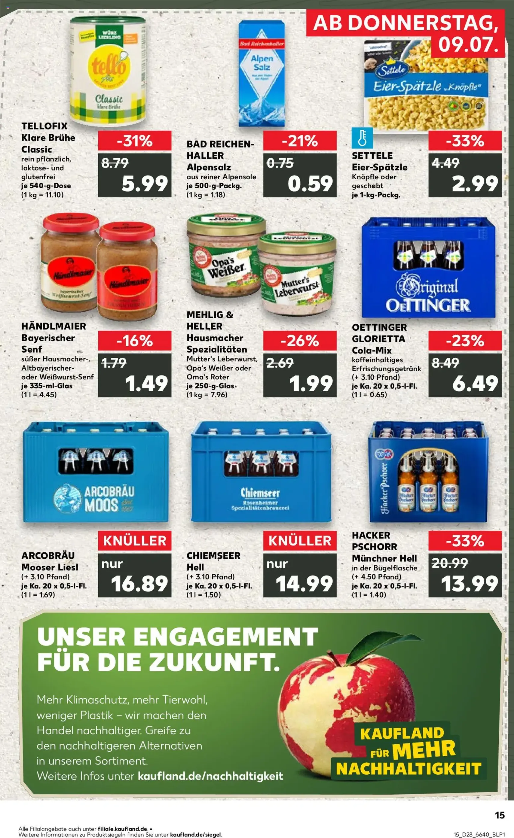 Kaufland Prospekt - Gültiger Prospekt ab 09.07.2026, Seite 15 von insgesamt 52
