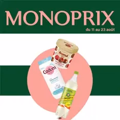 Monoprix catalogue - Prévisualisation du catalogue valable à partir du 11/08/2026