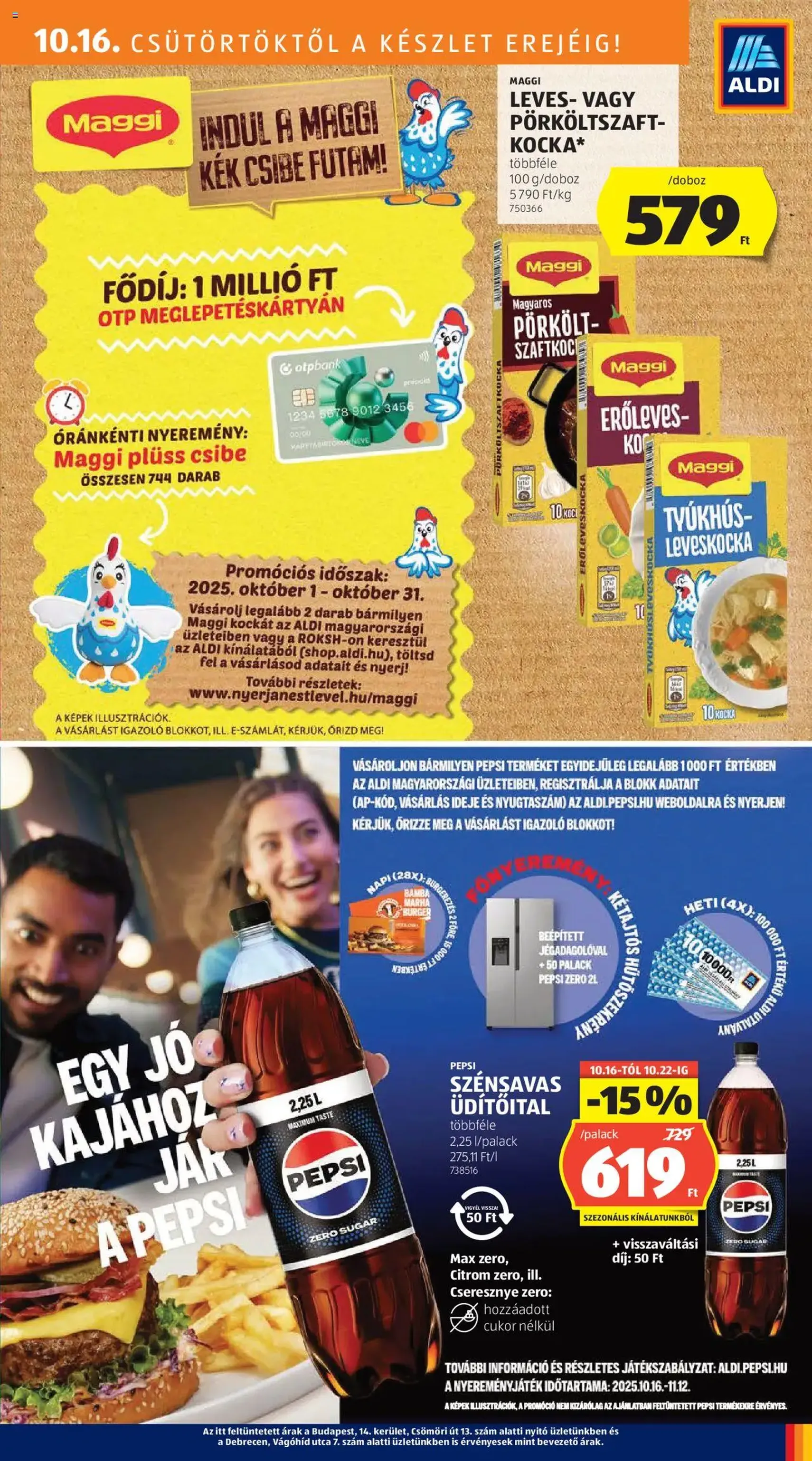 Aldi Akciós újság - 2025.10.16. érvényes szórólap 17 oldal 50 oldalból Aldi Akciós újság - 2025.10.16. érvényes szórólap 17 oldal 50 oldalból