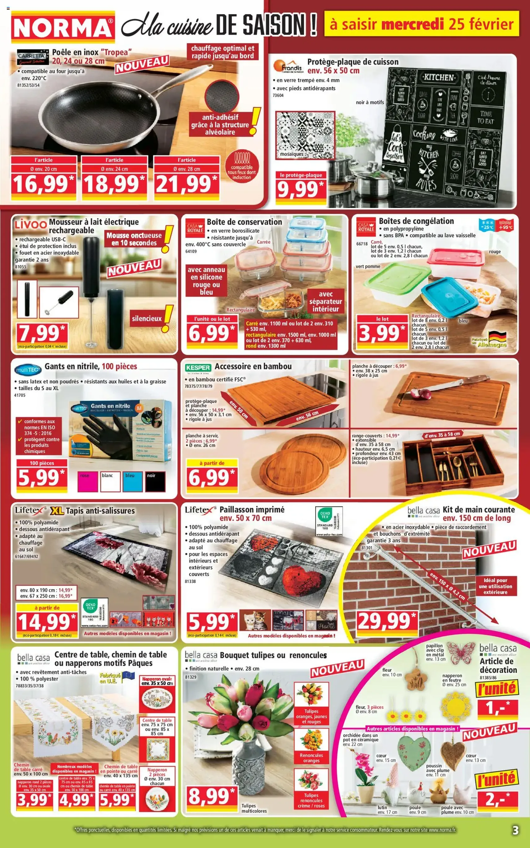 Norma catalogue - brochure valable à partir du 25/02/2026, page 3 sur 14