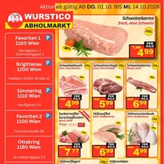 Wurstico Abholmarkt Flugblatt - Prospekt Vorschau gültig ab 01.10.2026