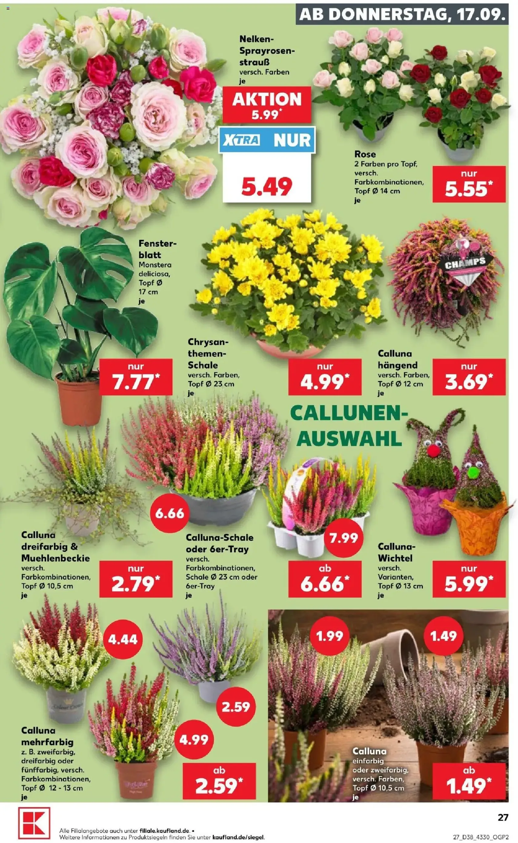 Kaufland Prospekt - Gültiger Prospekt ab 17.09.2026, Seite 27 von insgesamt 66