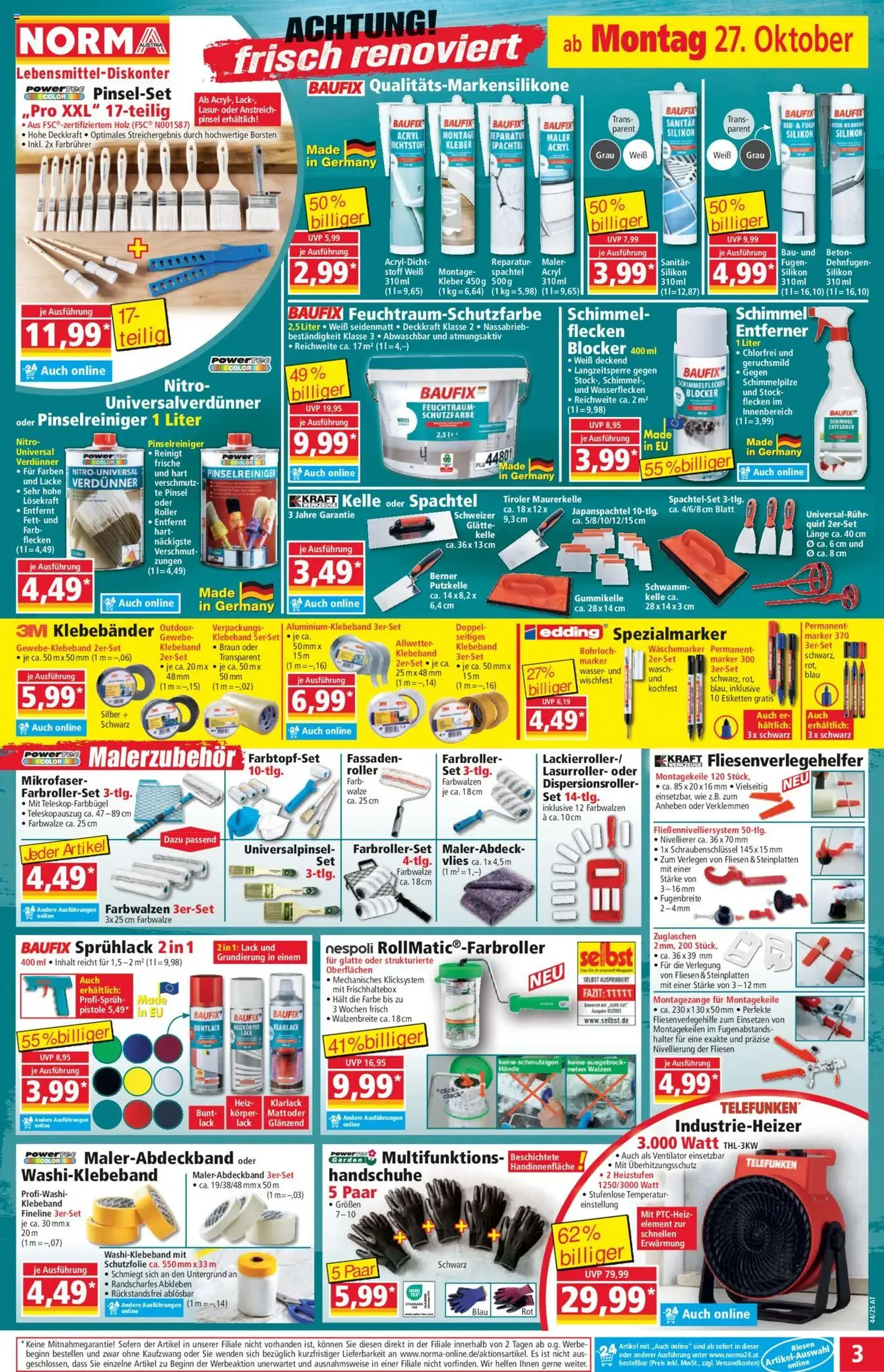 Norma Flugblatt - Gültiger Prospekt ab 27.10.2025, Seite 4 von insgesamt 19 Norma Flugblatt - Gültiger Prospekt ab 27.10.2025, Seite 4 von insgesamt 19