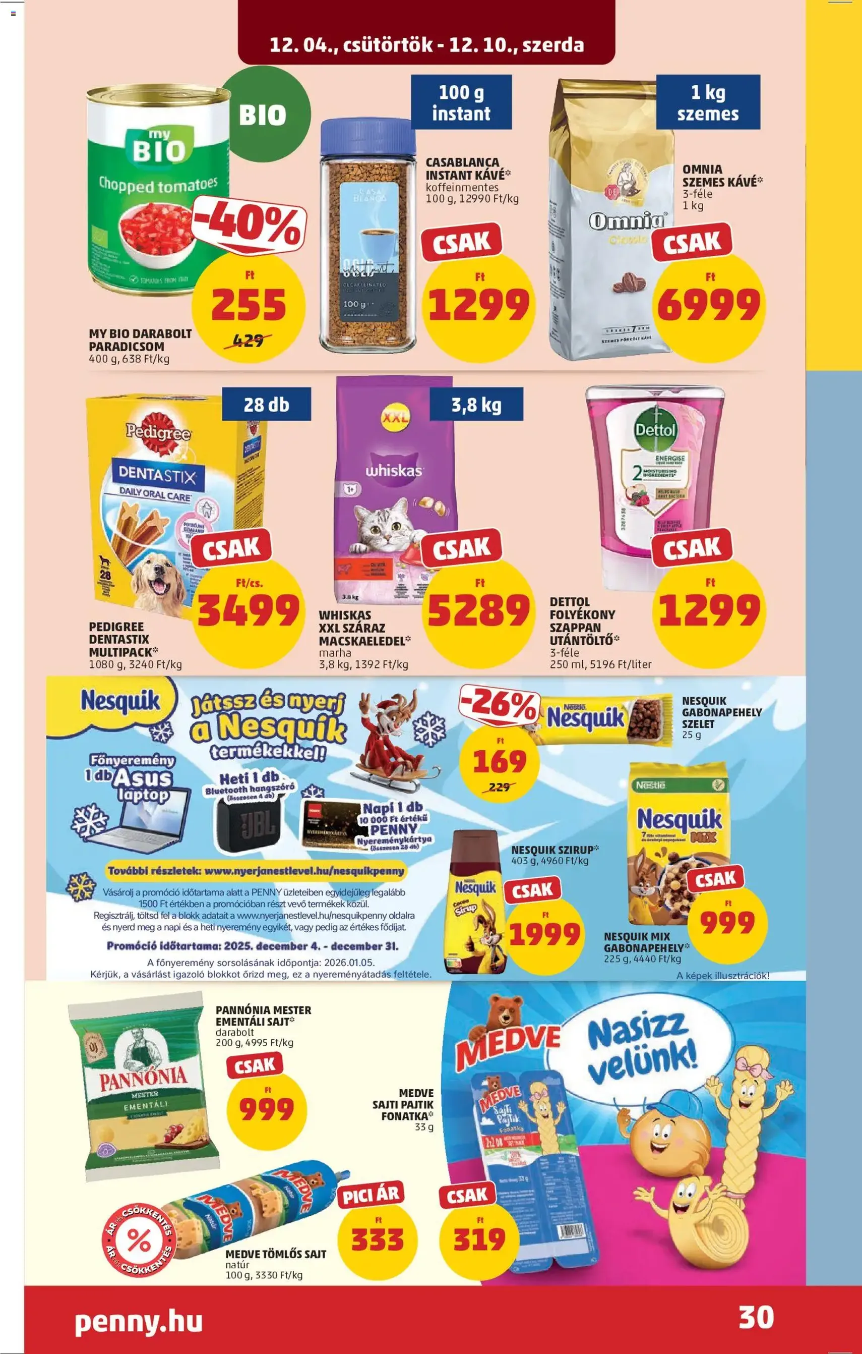 PENNY Akciós újság - 2025.12.04. érvényes szórólap 34 oldal 45 oldalból