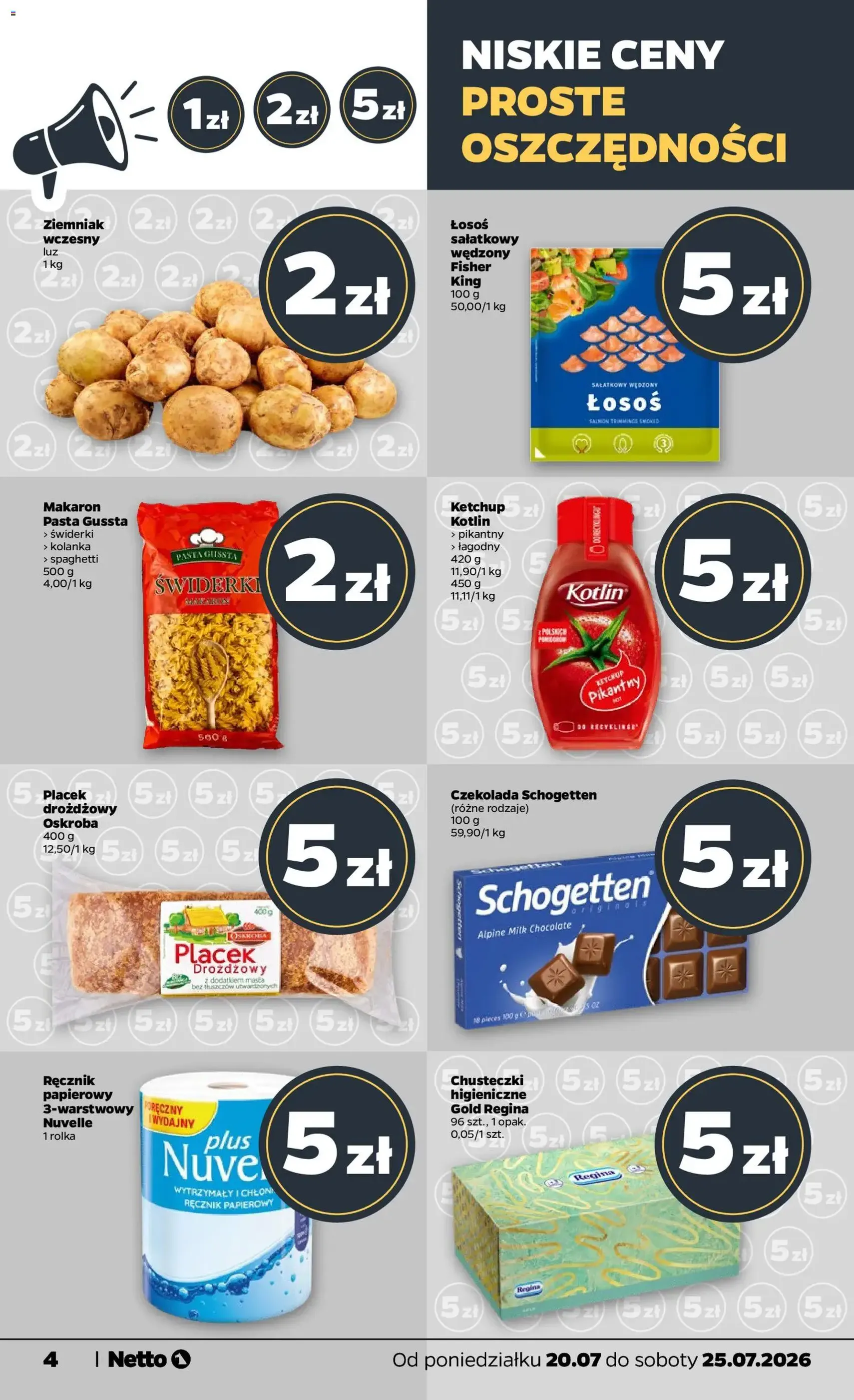Netto gazetka od poniedziałku - ważny gazetka od 20.07.2026 strona 4 z 33