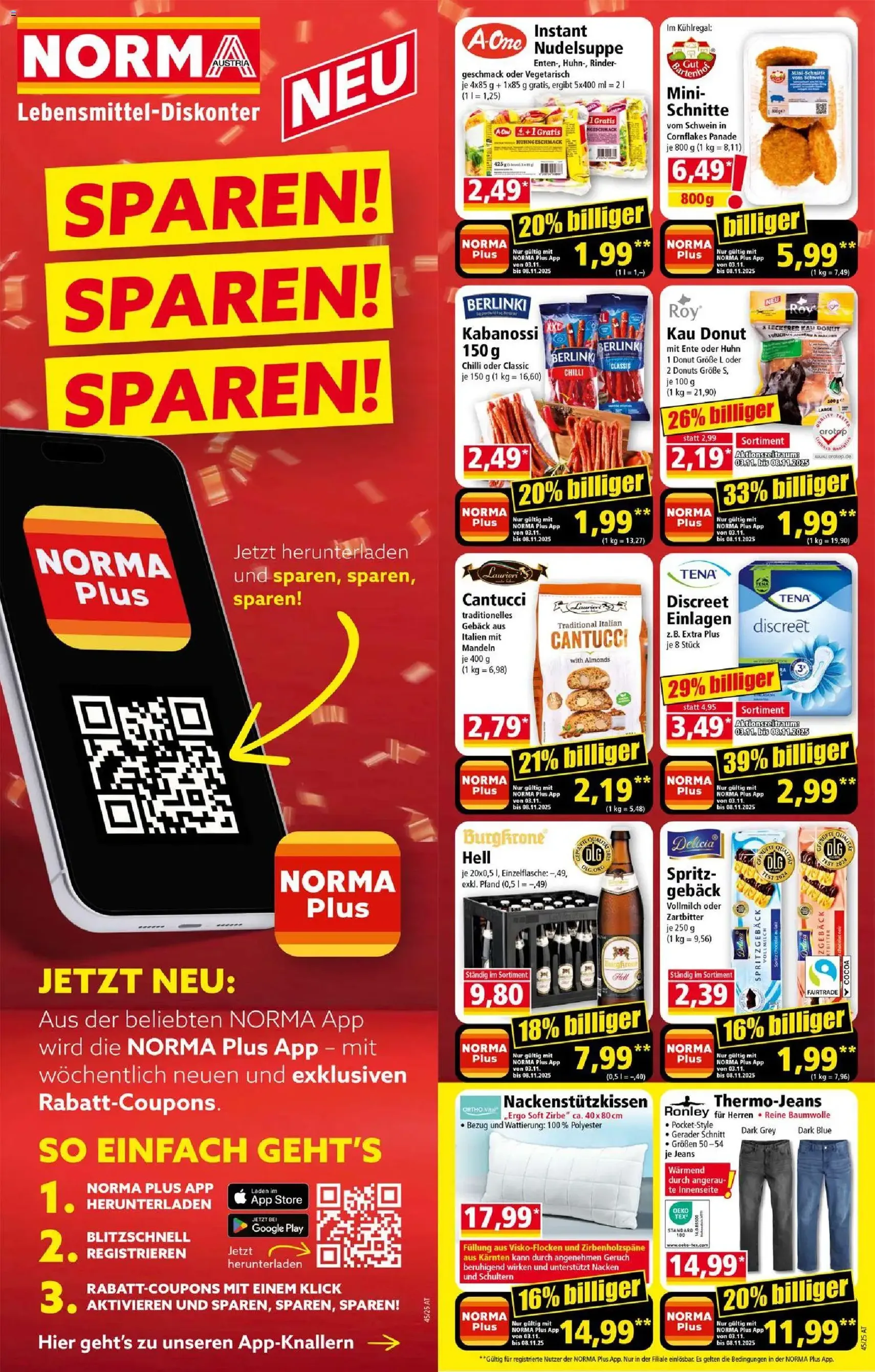 Norma Flugblatt - Gültiger Prospekt ab 03.11.2025, Seite 2 von insgesamt 19