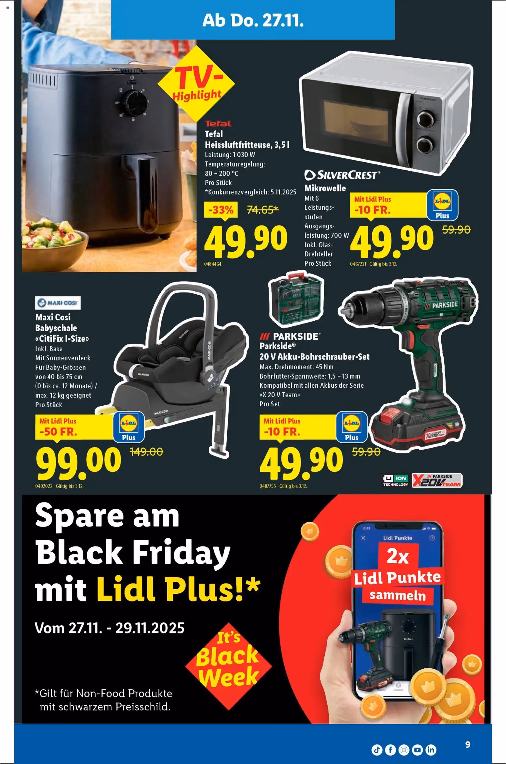 Lidl - Black Friday - Gültiger Prospekt ab 24.11.2025, Seite 9 von insgesamt 12