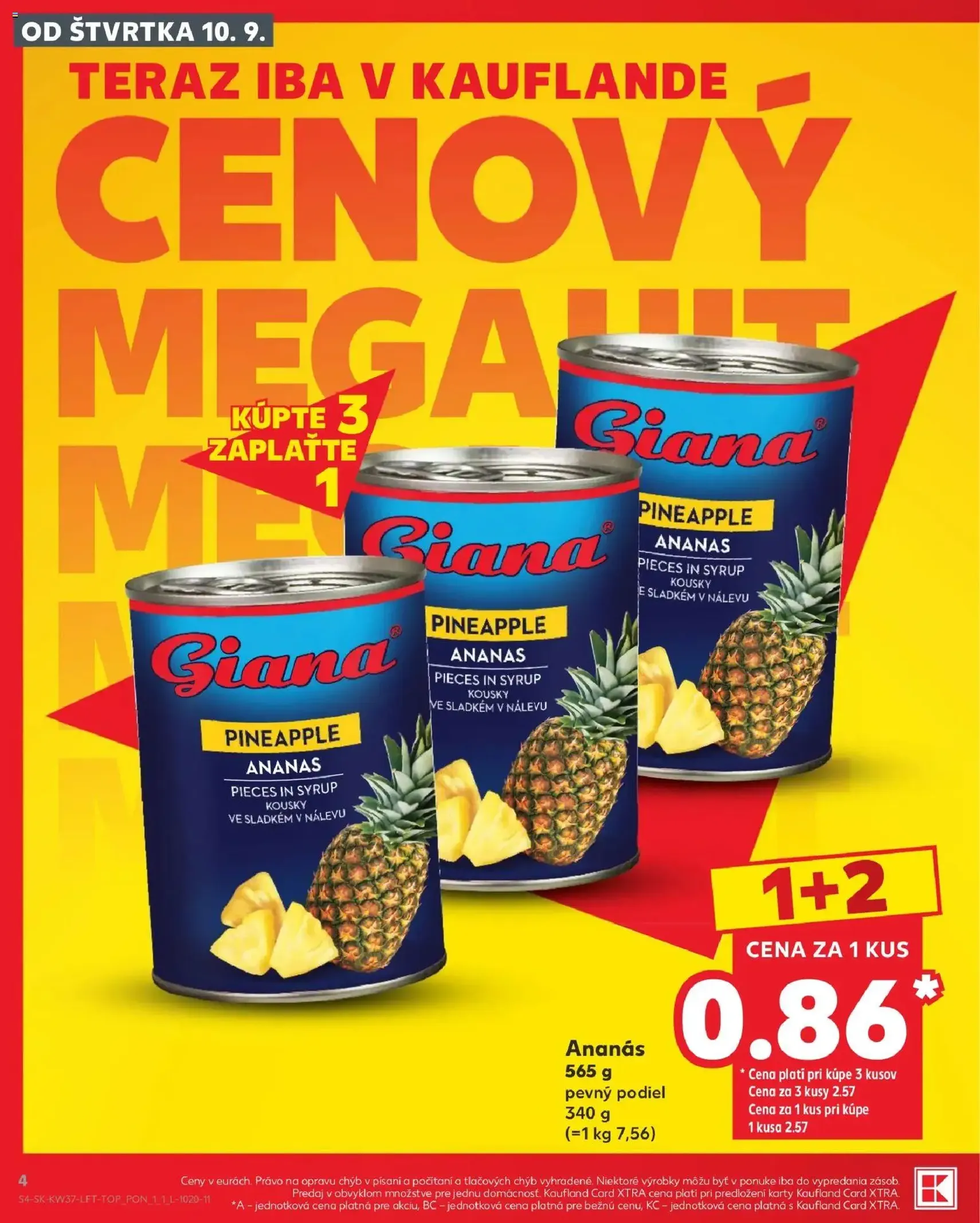 Kaufland leták - platný leták od 10.09.2026 strana 4 z 84