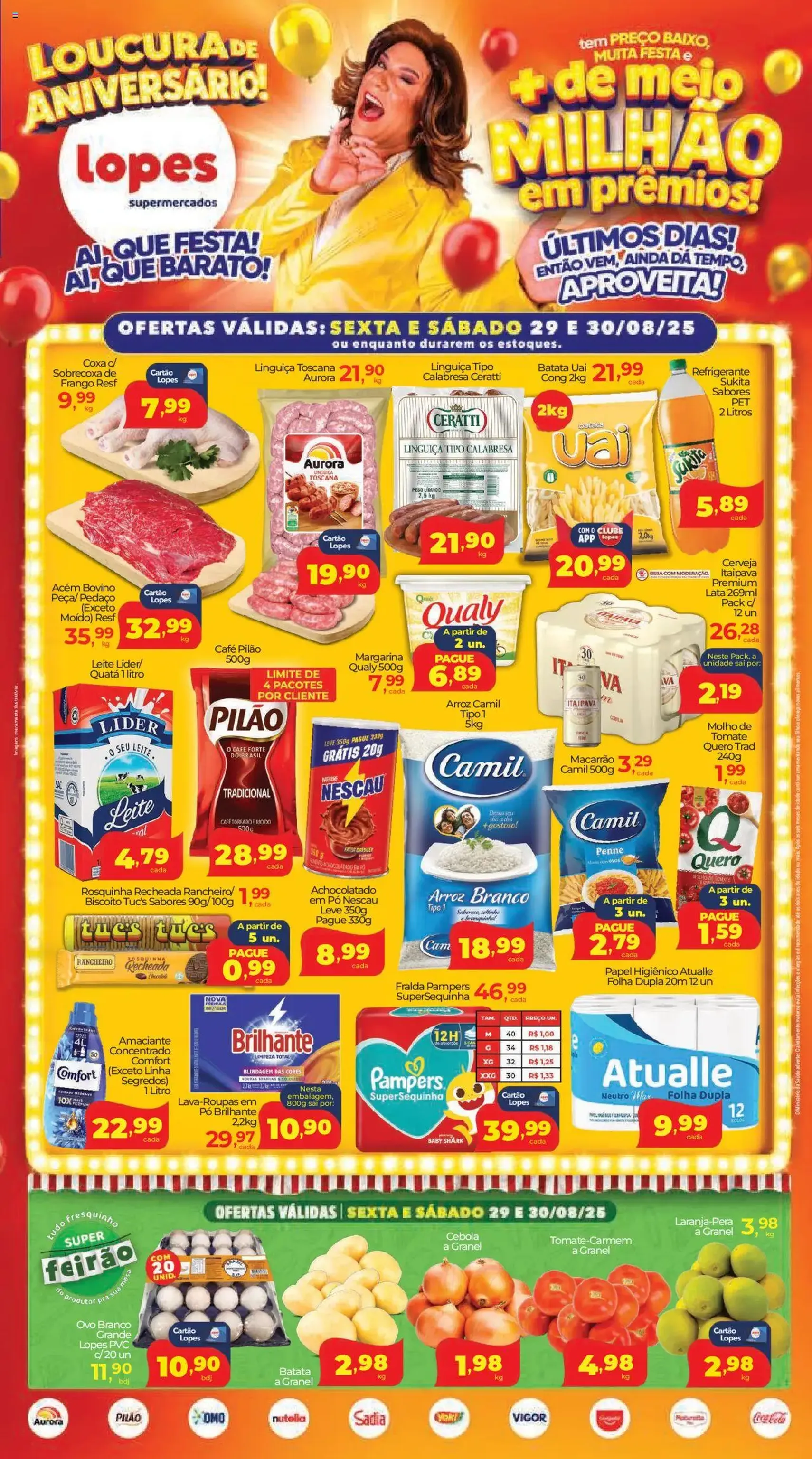 Lopes Supermercados - Ofertas da semana - folheto válido a partir de 29/08/2025 página 1 de 4