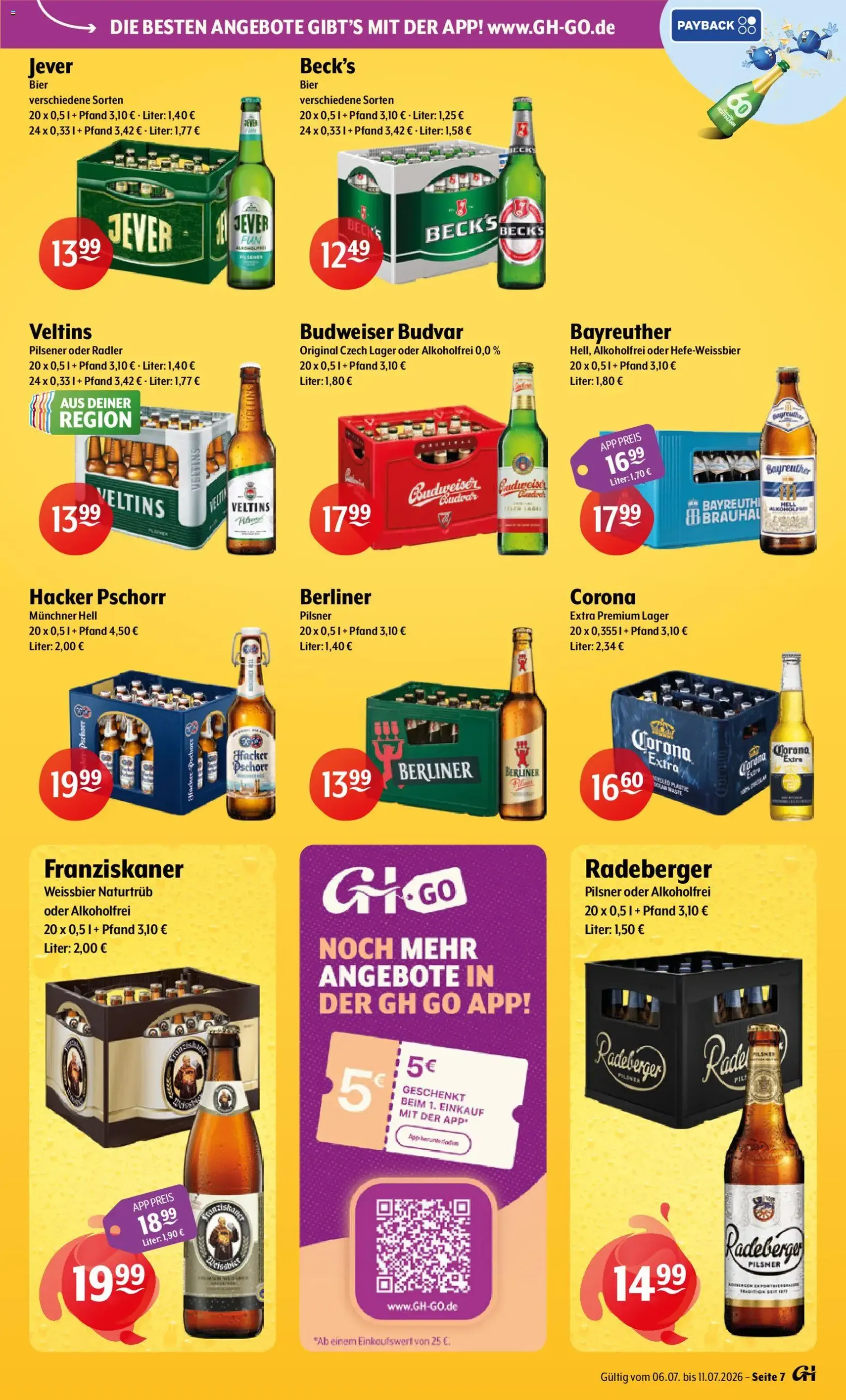 Trink und Spare Prospekt - Gültiger Prospekt ab 06.07.2026, Seite 7 von insgesamt 8