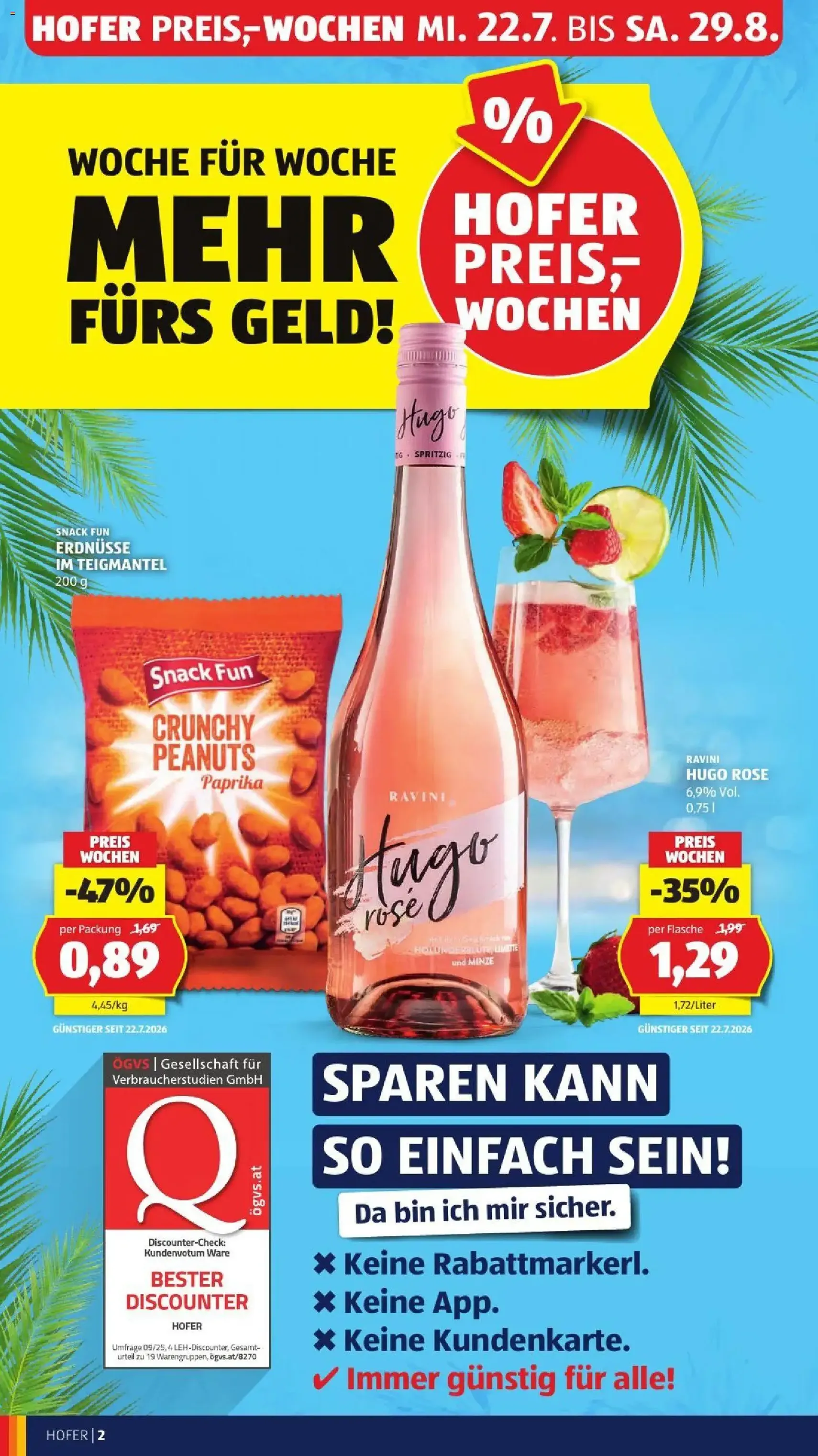 Hofer Flugblatt - Gültiger Prospekt ab 28.08.2026, Seite 10 von insgesamt 45