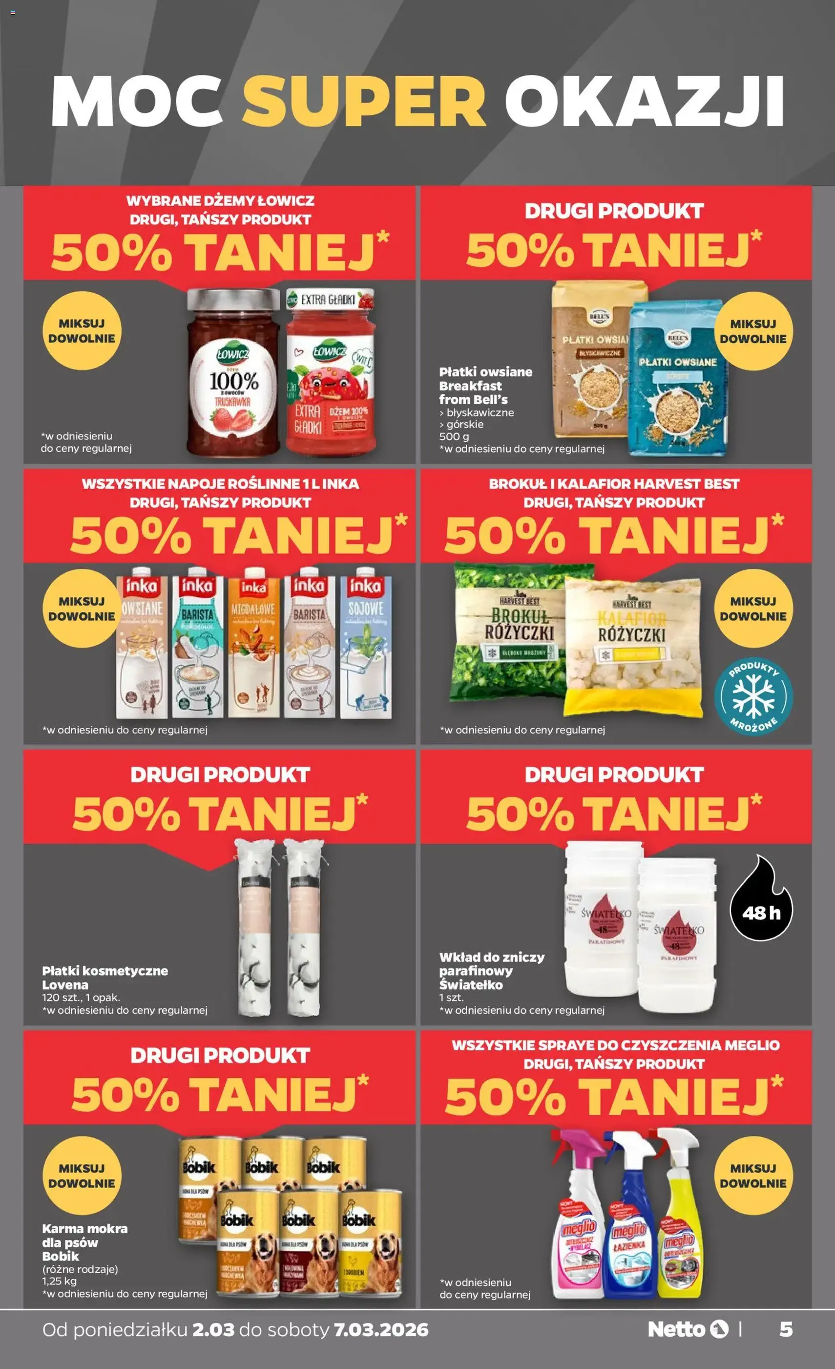 Netto gazetka od poniedziałku spożywcza - ważny gazetka od 02.03.2026 strona 5 z 33