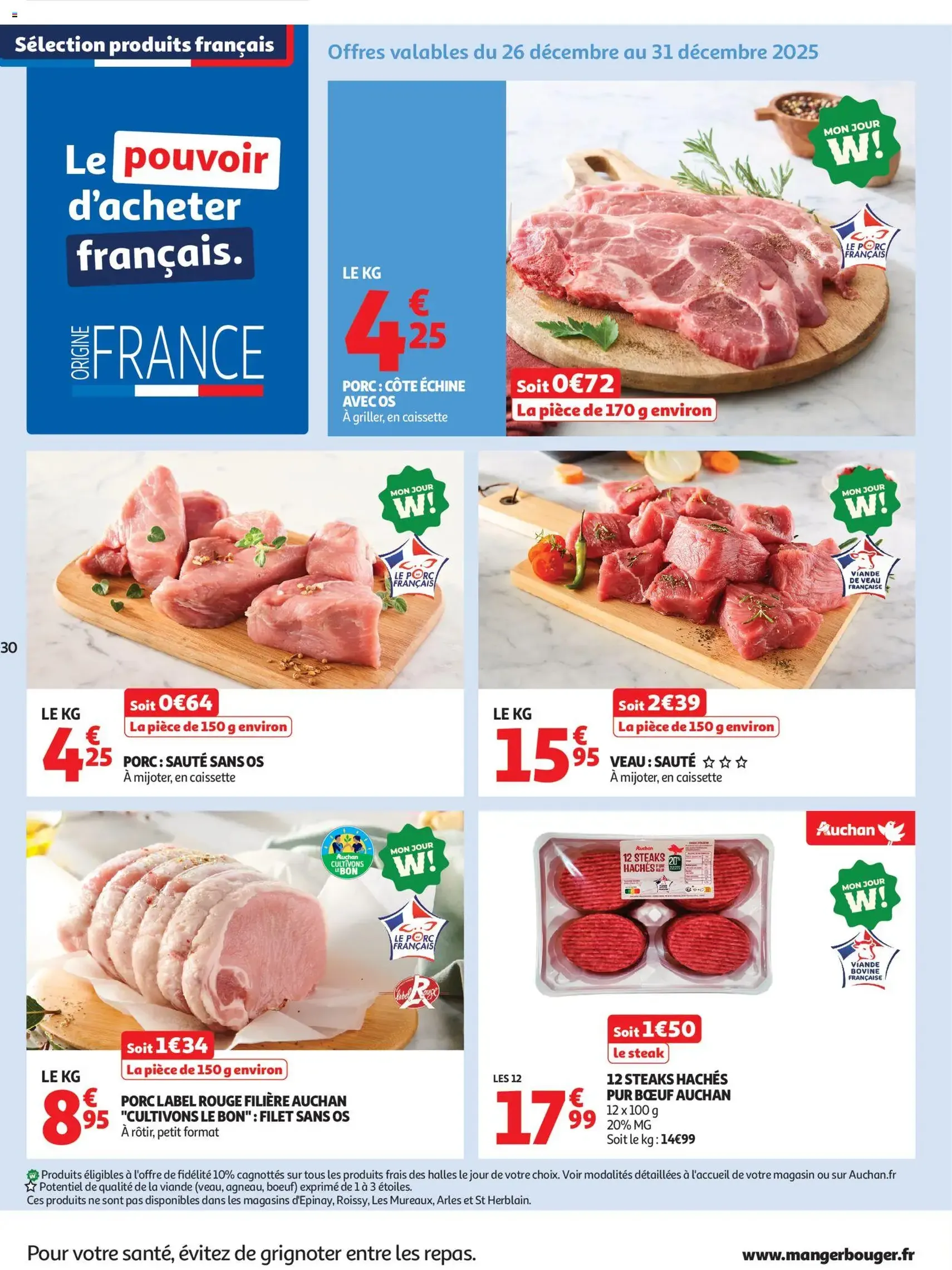 Auchan prospectus - brochure valable à partir du 26/12/2025, page 30 sur 50