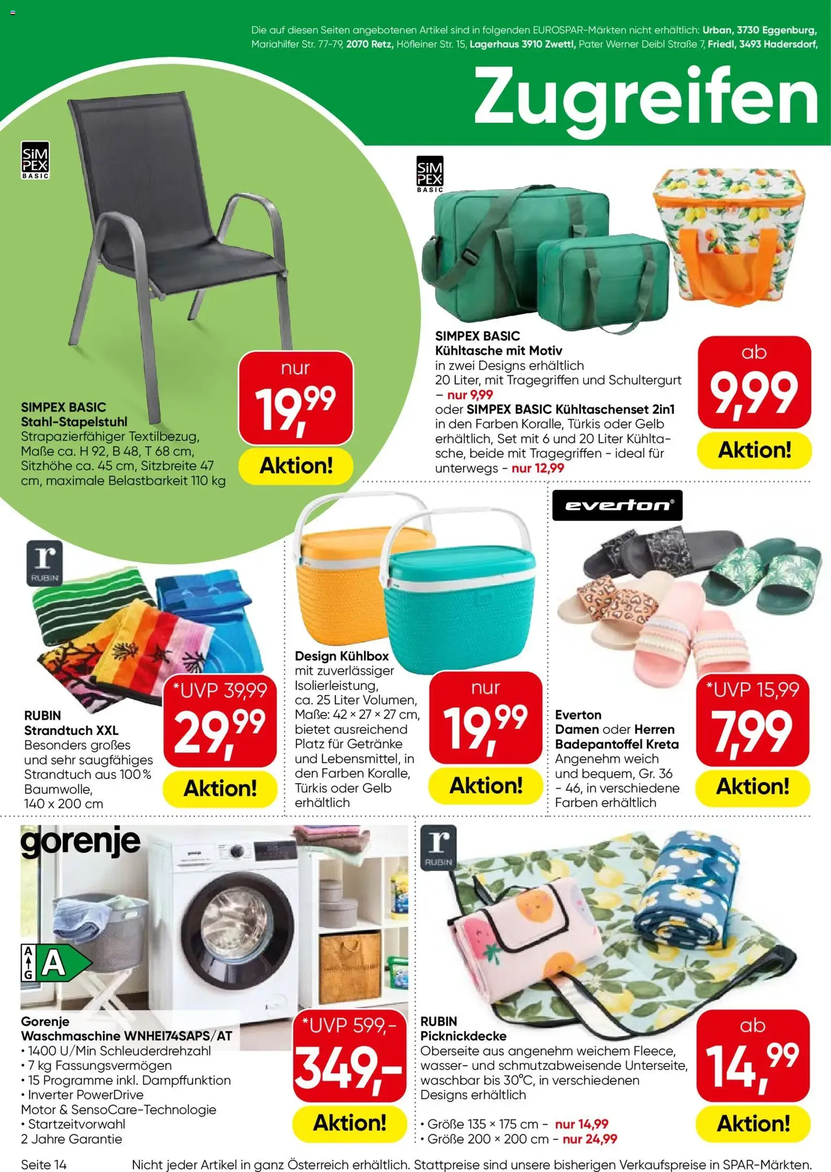 Eurospar Flugblatt - Gültiger Prospekt ab 23.04.2026, Seite 14 von insgesamt 16