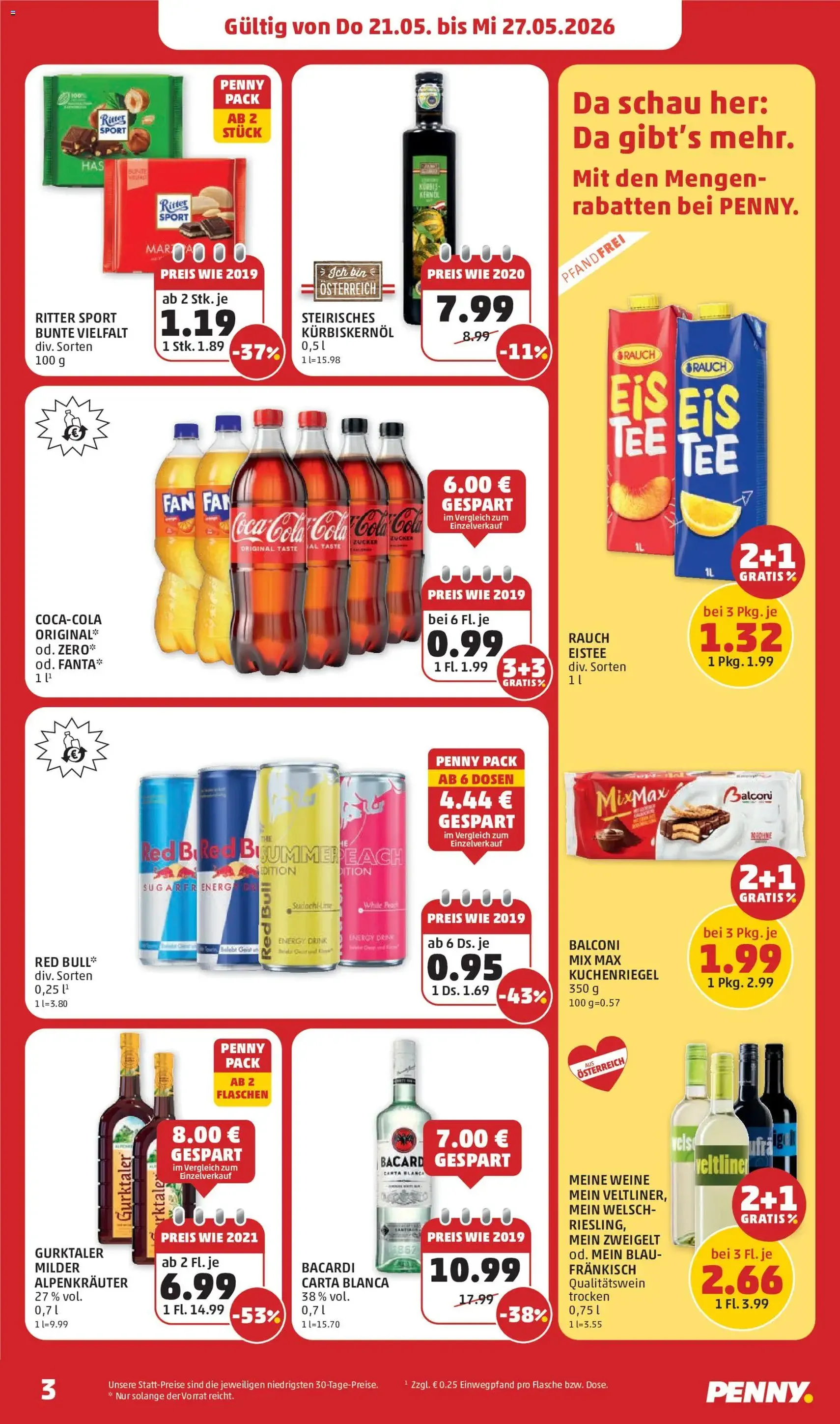 Penny Markt Flugblatt - Gültiger Prospekt ab 21.05.2026, Seite 3 von insgesamt 32