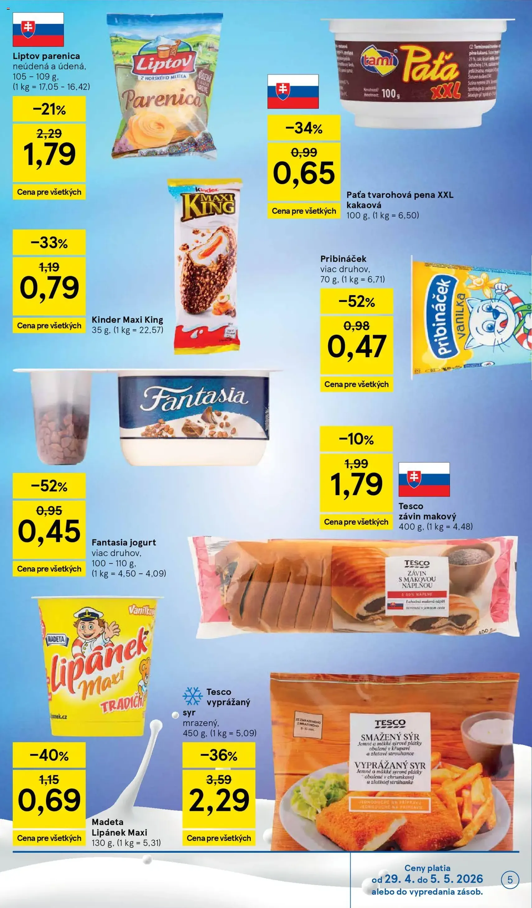 Tesco Hypermarket - leták - platný leták od 29.04.2026 strana 5 z 44