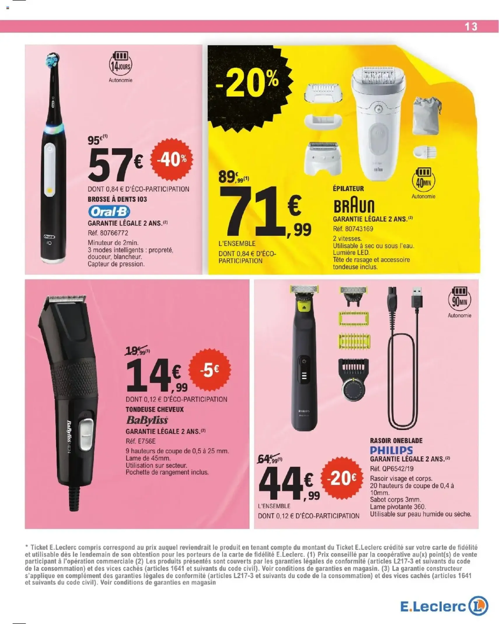 E.Leclerc catalogue semaine 4 - brochure valable à partir du 20/01/2026, page 13 sur 56