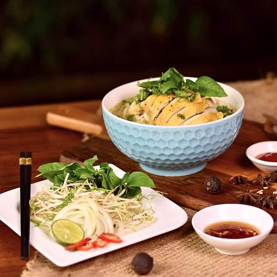 Anteprima ricetta Pho Ga (zuppa di pollo vietnamita)