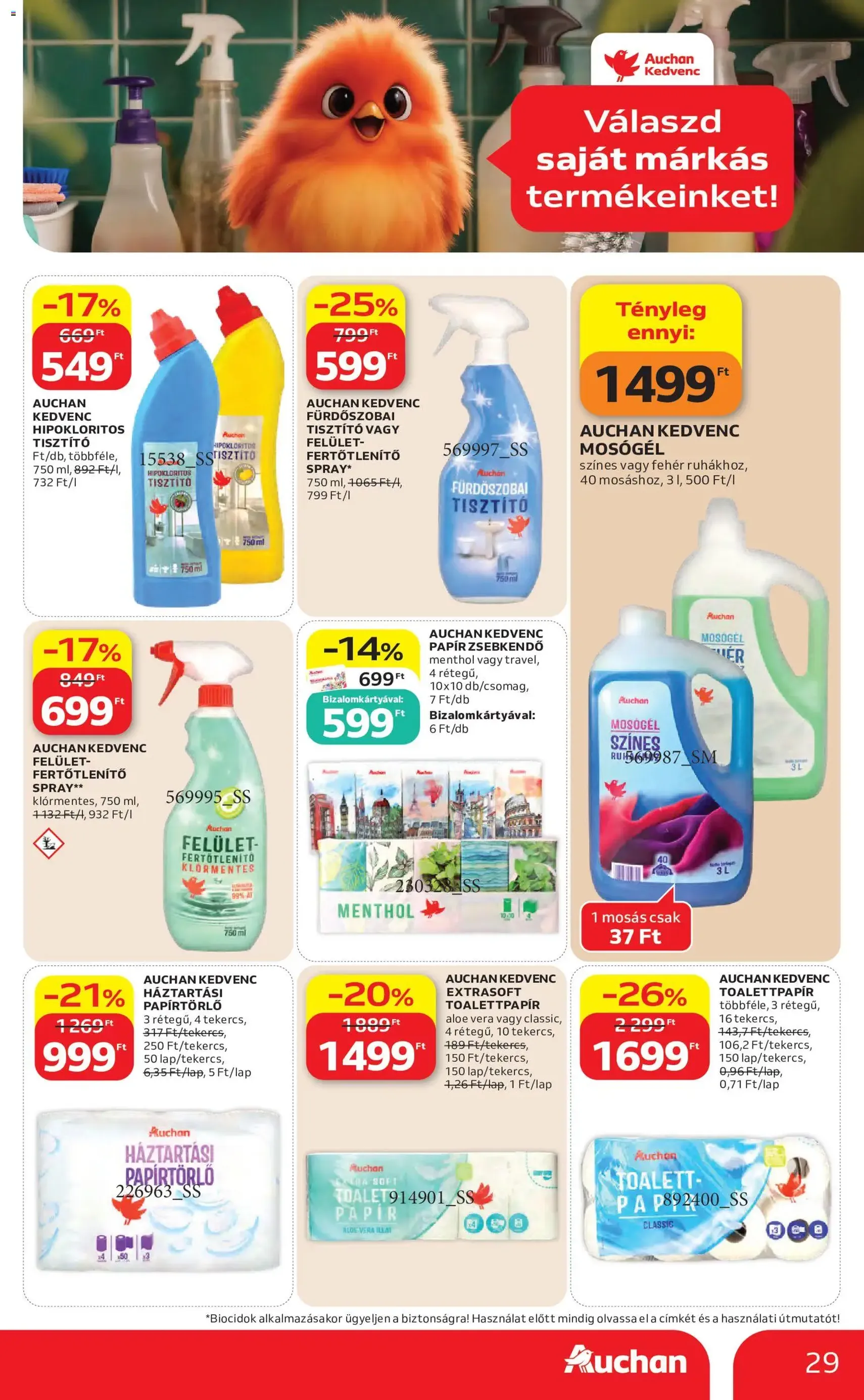 Auchan akciós újság - 2026.07.30. érvényes szórólap 29 oldal 45 oldalból