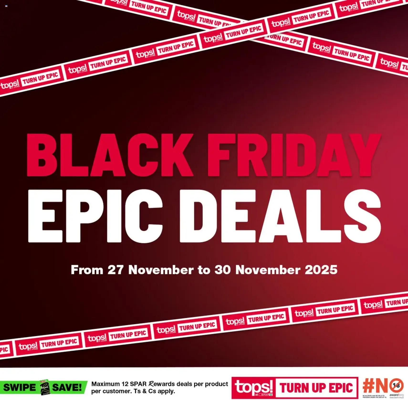 Tops at Spar Black Friday - valid flyer from 27/11/2025, page 1 of 31