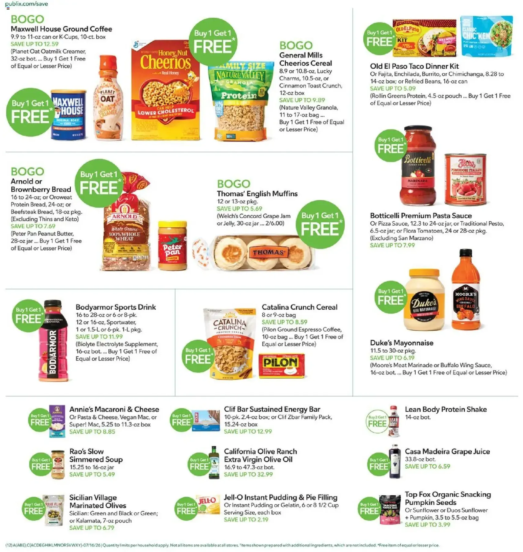 Publix Weekly Ad - valid flyer from 07/15/2026, page 12 of 20