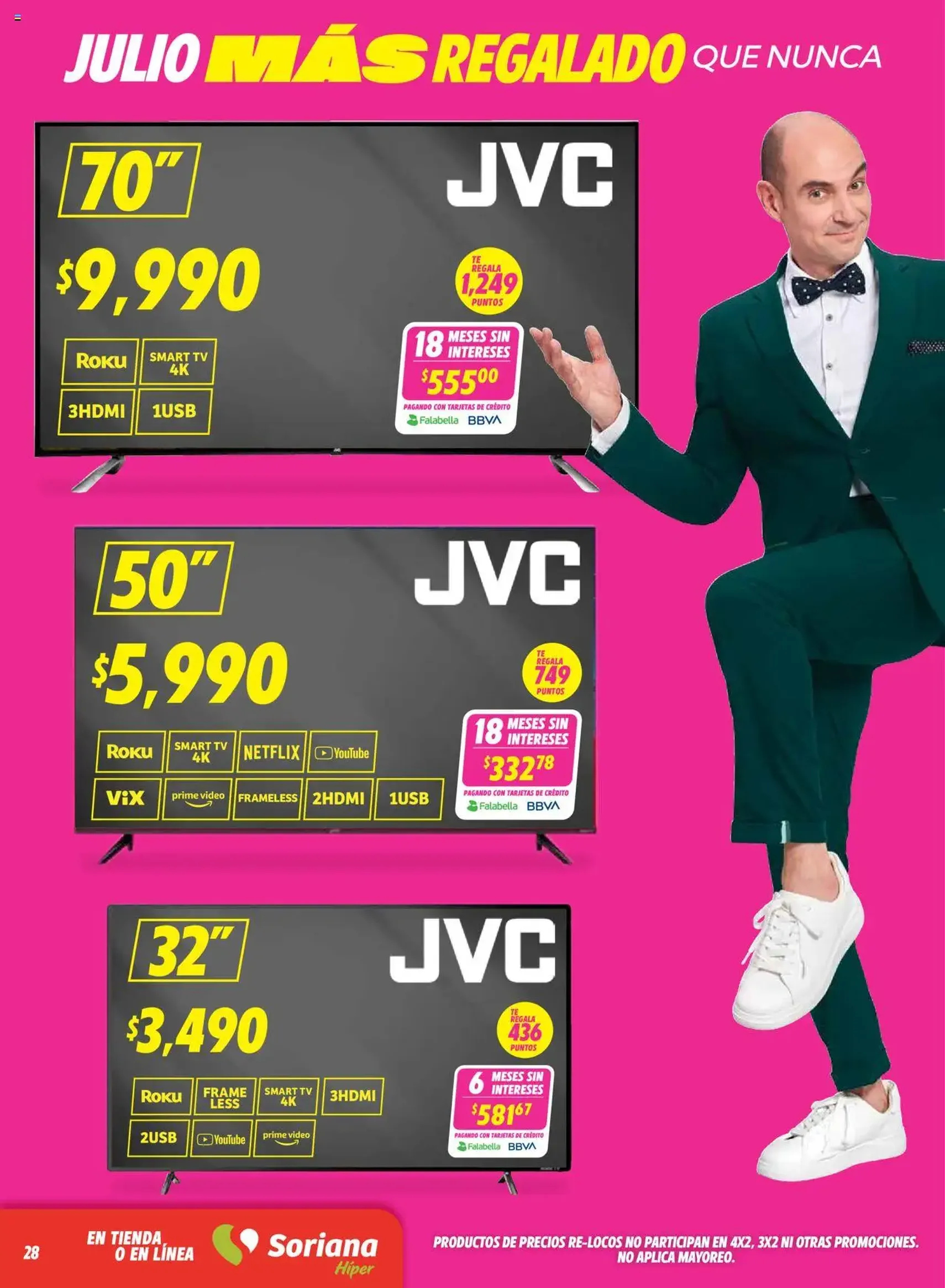 Soriana - Julio Regalado Híper Nacional - folleto válido desde 25/07/2025 página 28 de 35 Soriana - Julio Regalado Híper Nacional - folleto válido desde 25/07/2025 página 28 de 35